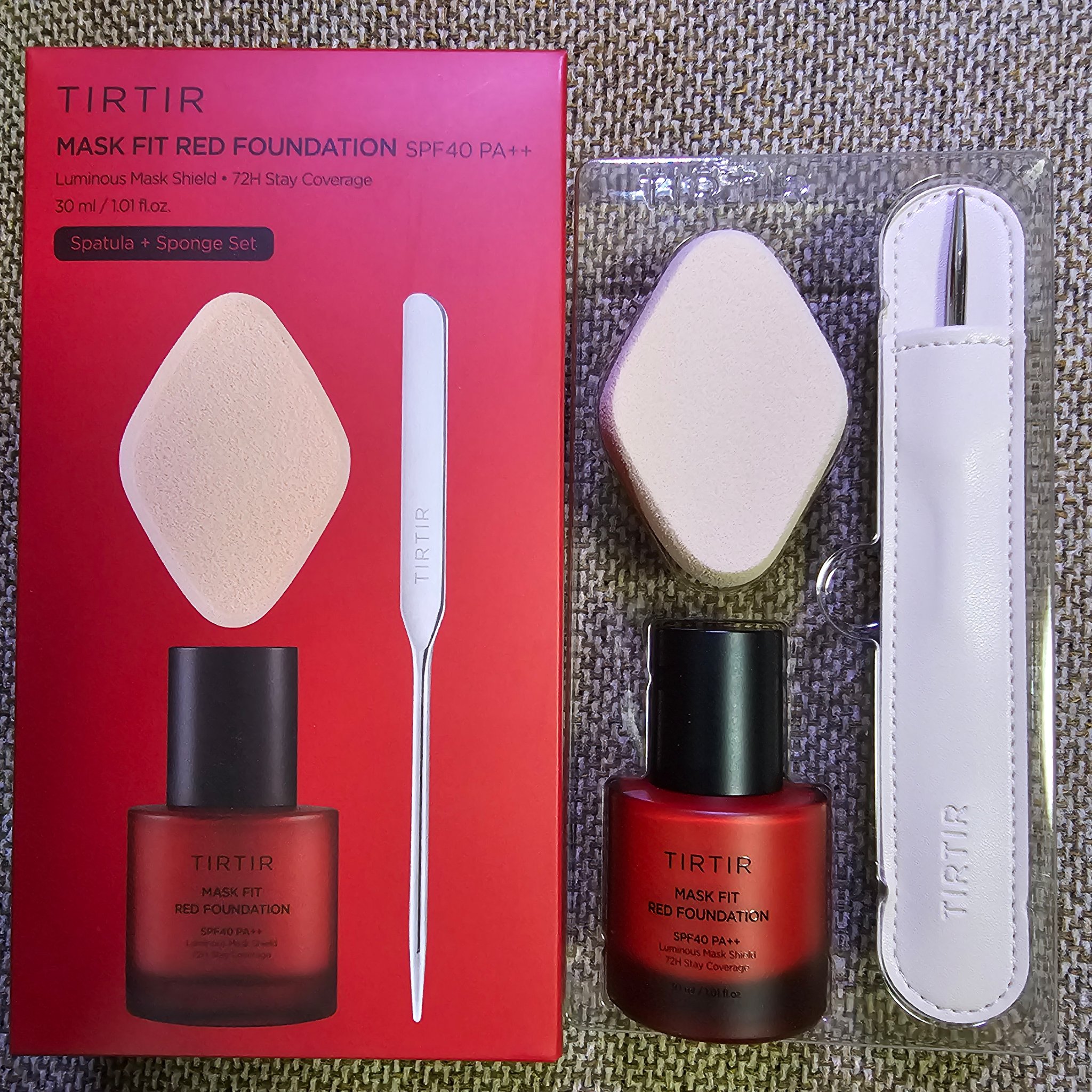 マスクフィットレッドファンデーション/TIRTIR(ティルティル)/リキッドファンデーションを使ったクチコミ（1枚目）
