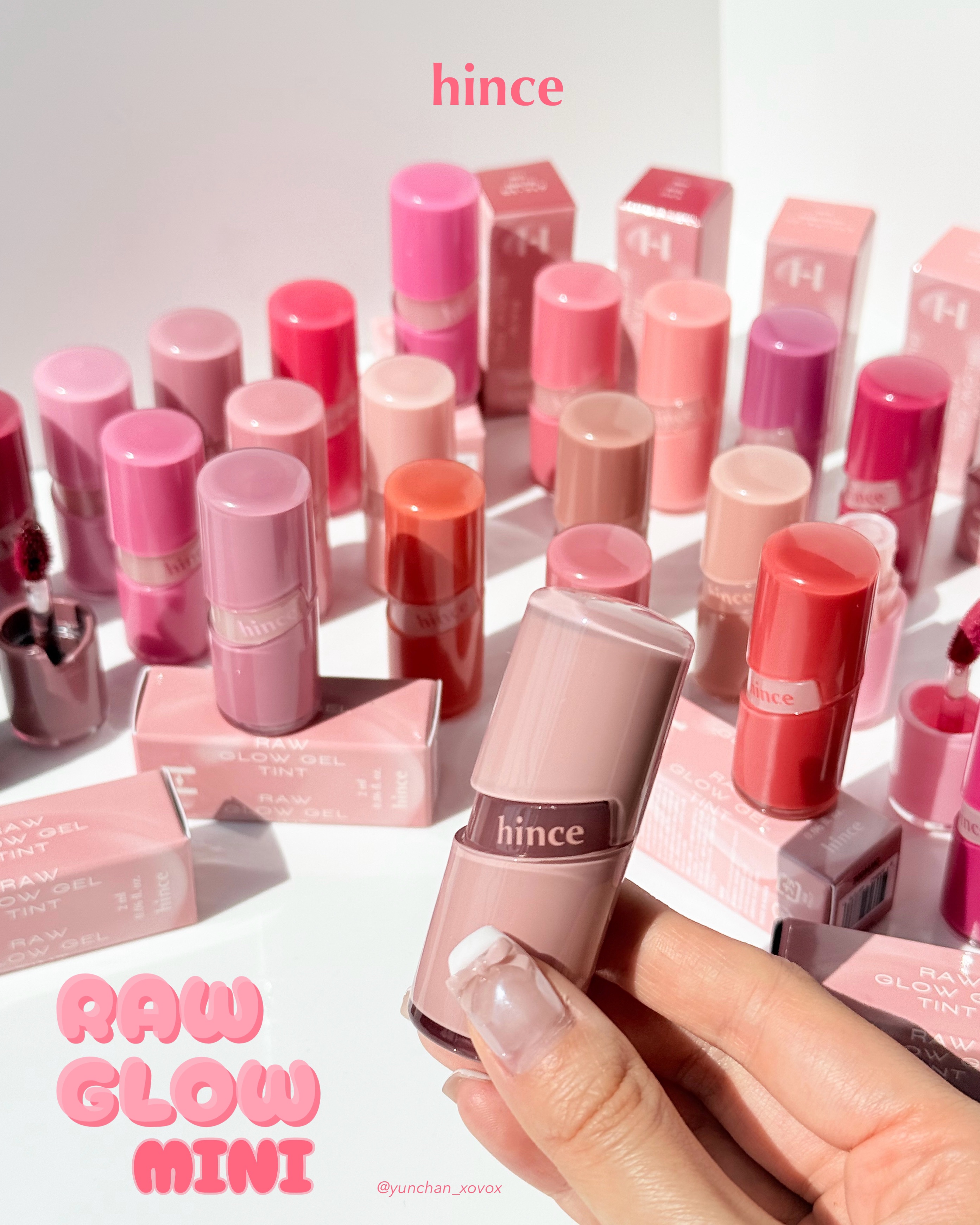 ロウグロウジェルティント R005 ハイビスカス（ミニ）/hince/リップティントを使ったクチコミ（3枚目）