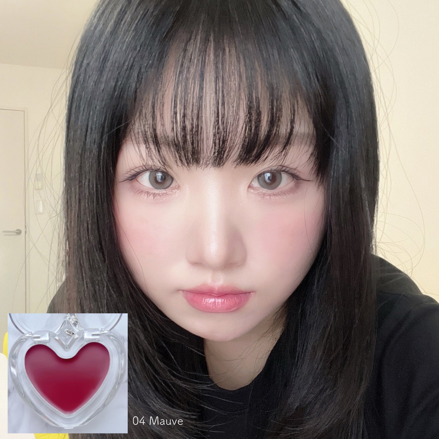 ハートキーリング リップ&チーク/keybo/口紅を使ったクチコミ(4枚目)