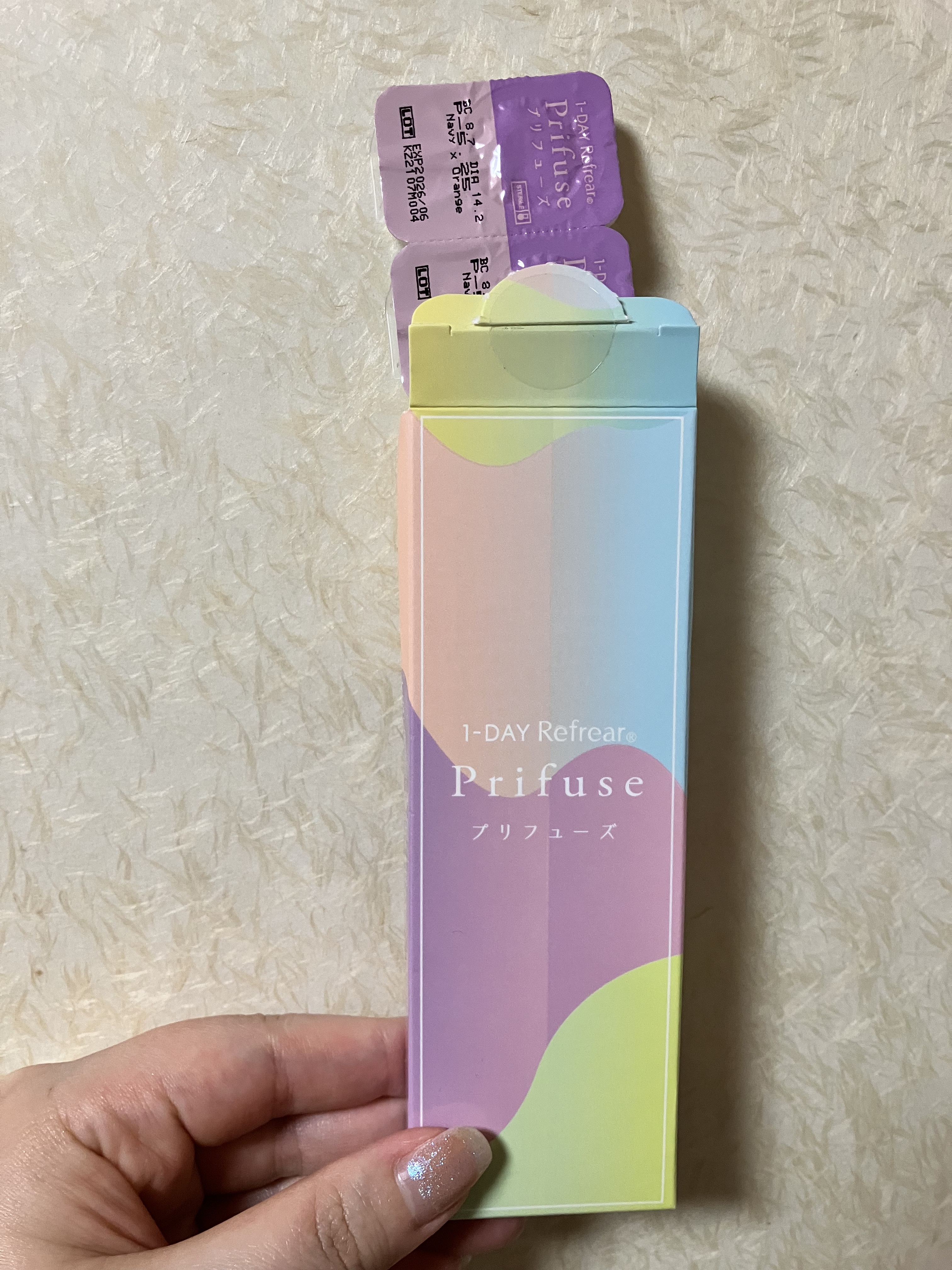 ワンデーリフレア　プリフューズ/Refrear/ワンデー（１DAY）カラコンを使ったクチコミ（1枚目）