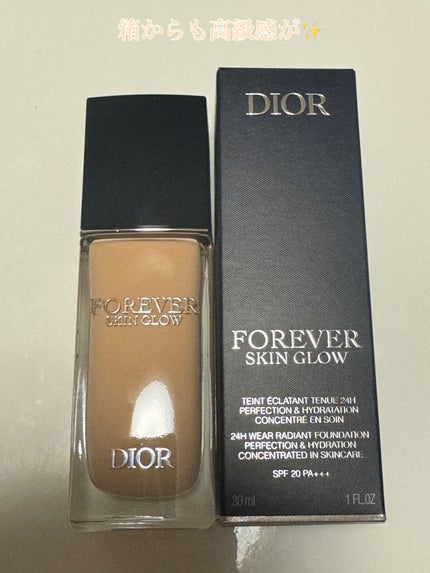 ディオールスキン フォーエヴァー フルイド グロウ/Dior/リキッドファンデーションを使ったクチコミ(2枚目)