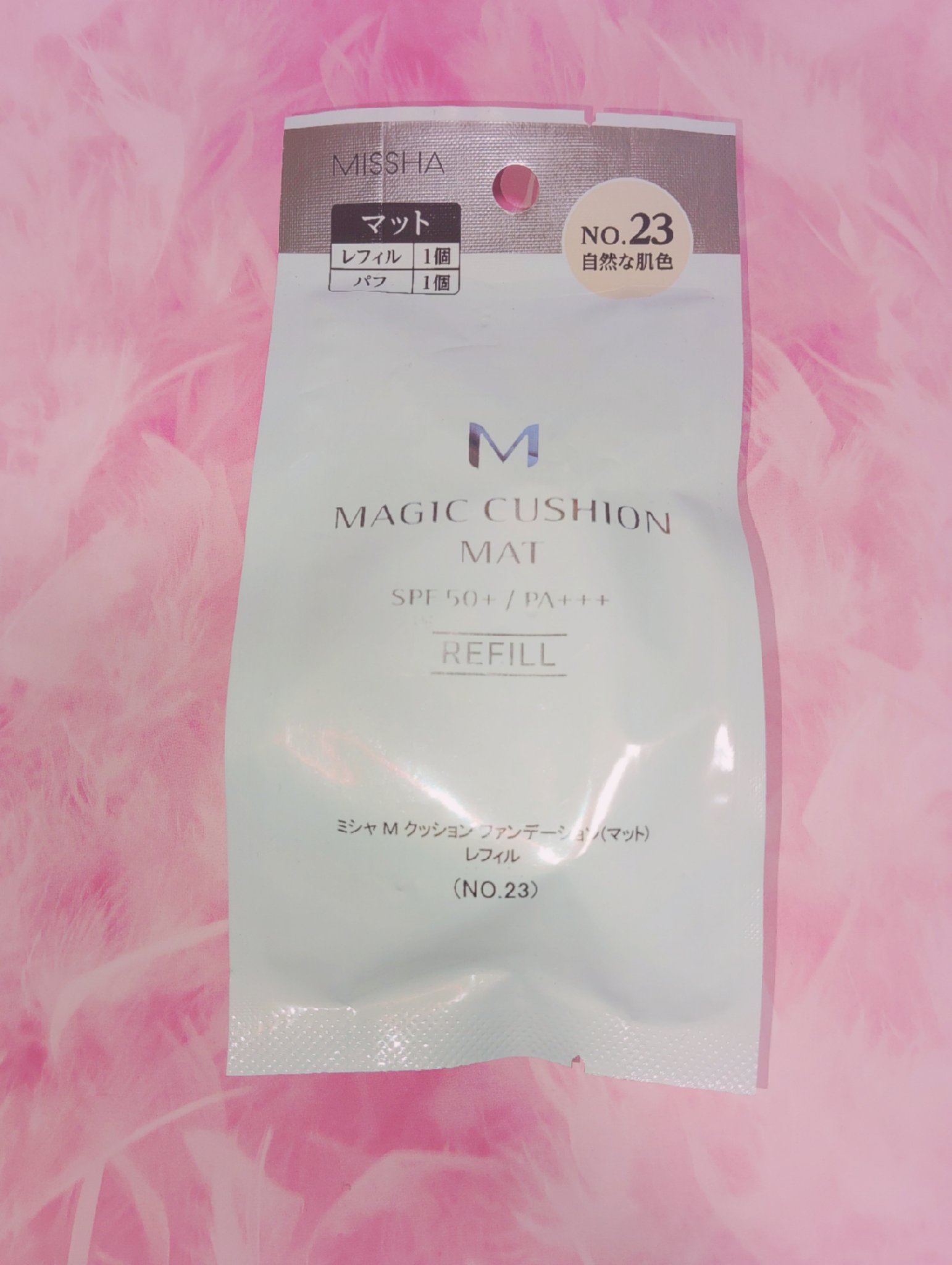 M クッションファンデーション(マット) No.23/MISSHA/クッションファンデーションを使ったクチコミ（1枚目）