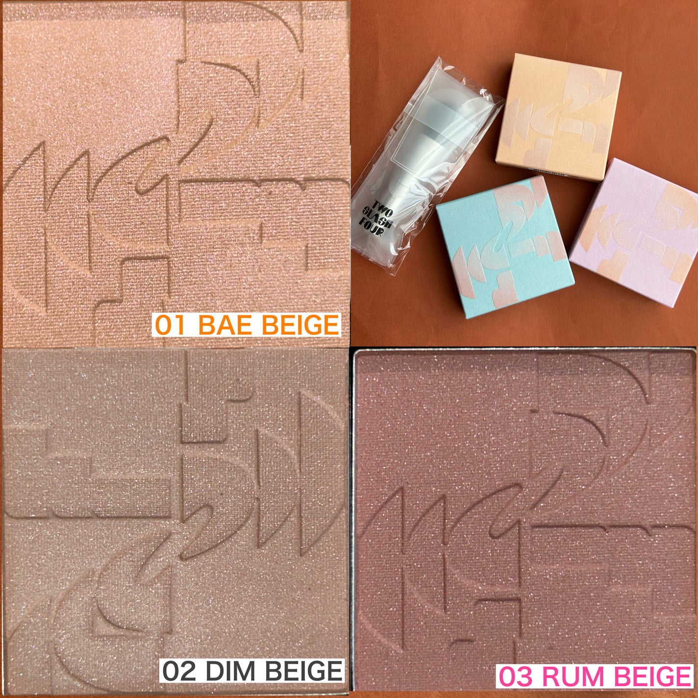 オールオーバーフェイスブラッシュ/TWO SLASH FOUR/パウダーチークを使ったクチコミ(3枚目)