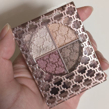 グロッシーリッチ アイズ N PK-3 バーガンディ系/Visée/アイシャドウパレットの画像