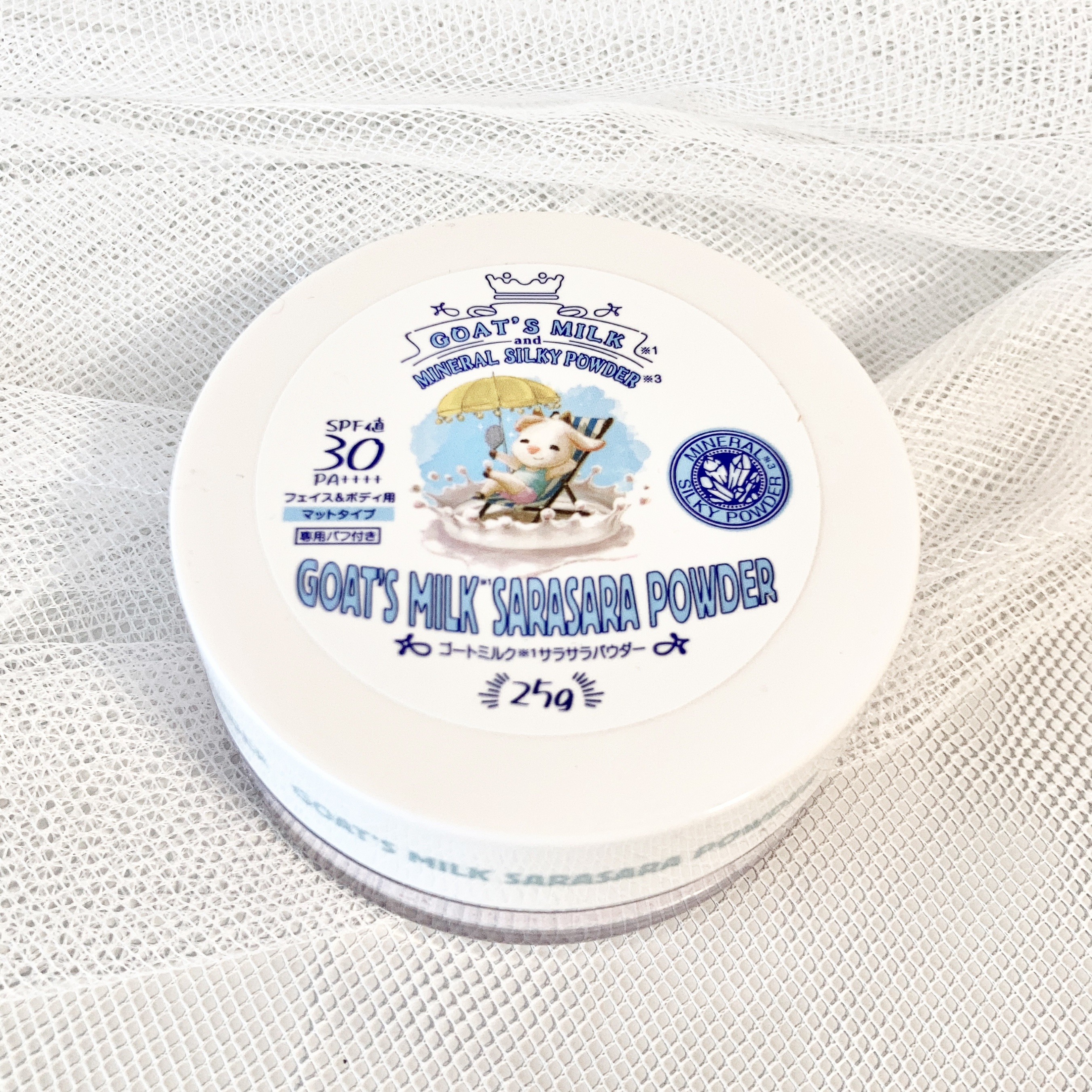 ゴートミルク　サラサラパウダー/GOAT'S MILK/プレストパウダーを使ったクチコミ（1枚目）