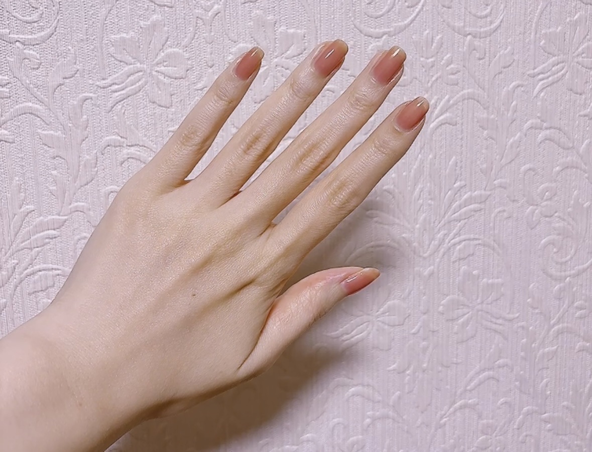 ファンデーションカラーズ 01 ナチュラルピンク/キャンメイク/マニキュアを使ったクチコミ（2枚目）