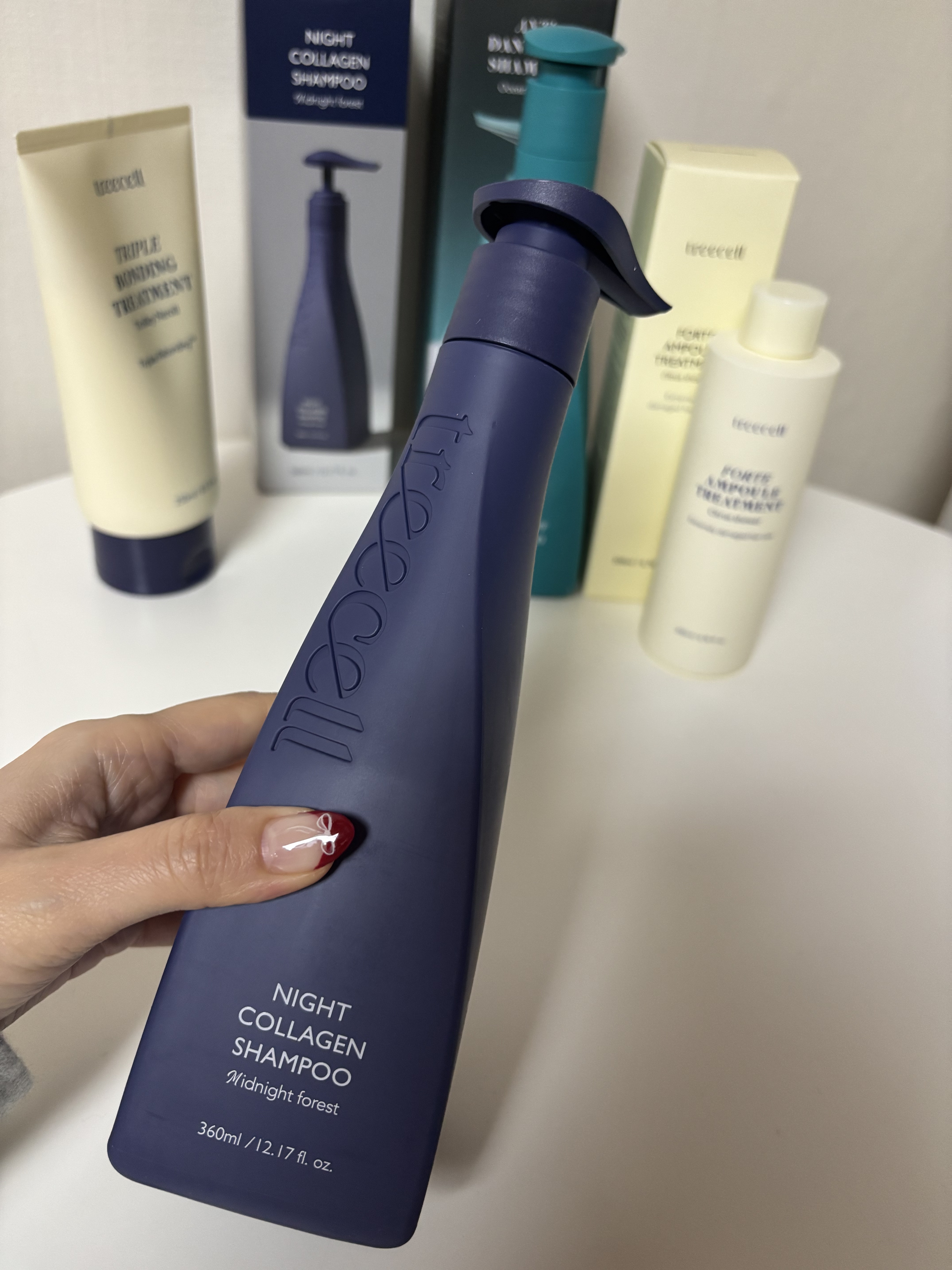 ナイトコラーゲンシャンプーミッドナイトフォレスト/treecell/市販シャンプーを使ったクチコミ（2枚目）