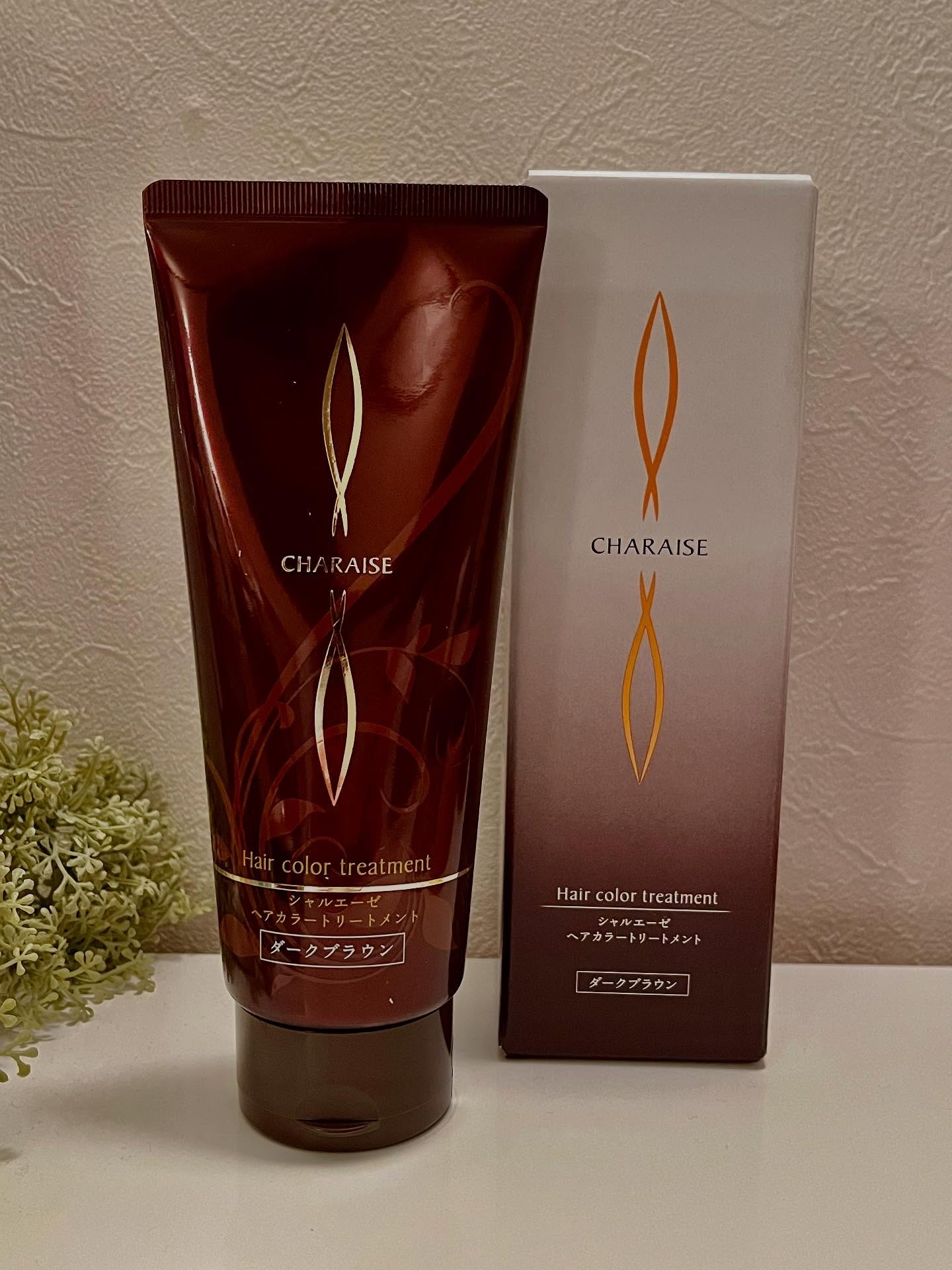 シャルエーゼ ヘアカラートリートメント/シャルレ/ヘアカラーを使ったクチコミ（1枚目）