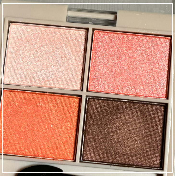 &. Wチャーム アイシャドウ2スタイルカラーパレット/DAISO/アイシャドウパレットを使ったクチコミ（3枚目）