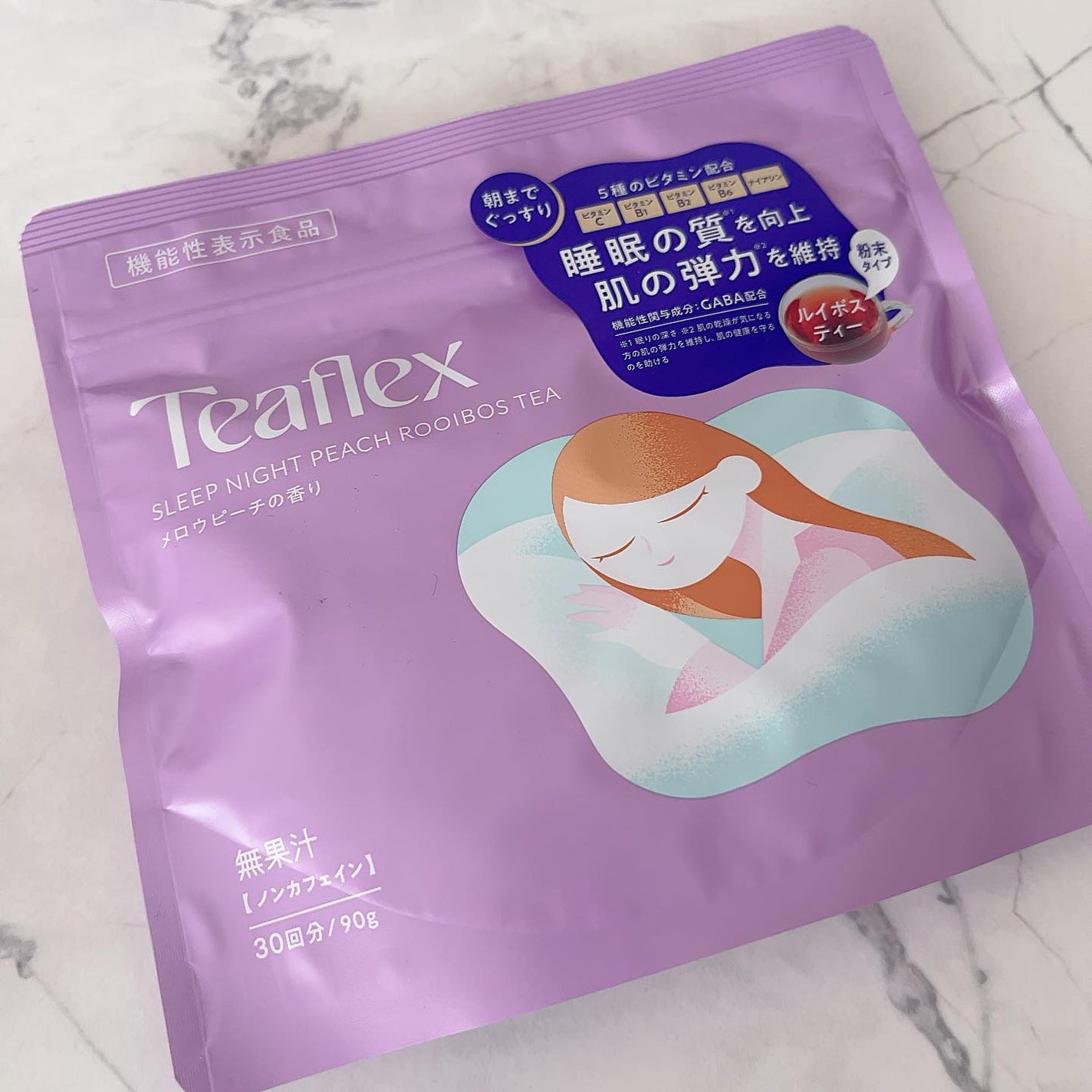 SLEEP NIGHT PEACH ROOIBOS TEA/Teaflex/その他ドリンクを使ったクチコミ(2枚目)