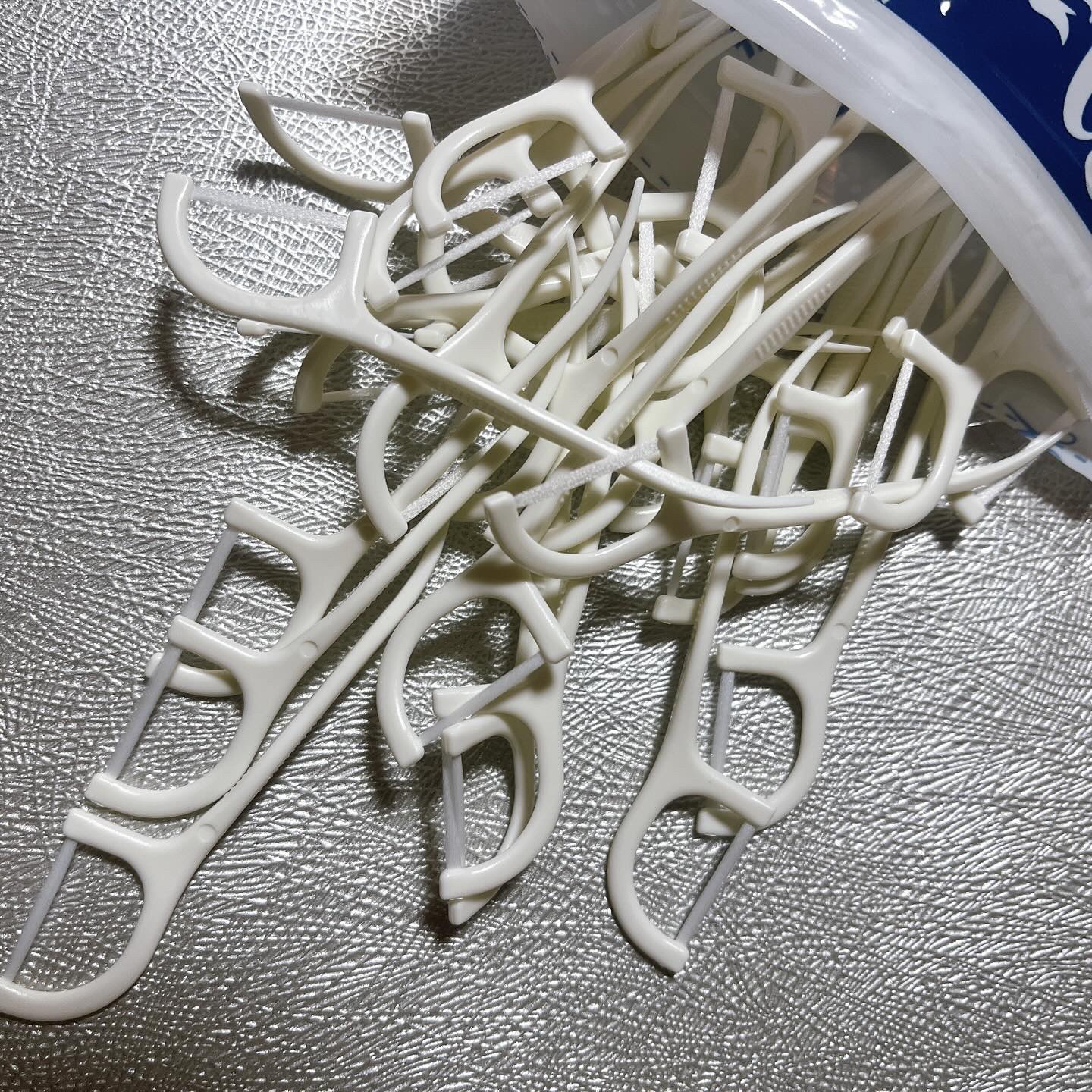 幅広糸みがき デンタルフロス&ピック/ドン・キホーテ/歯ブラシを使ったクチコミ（3枚目）