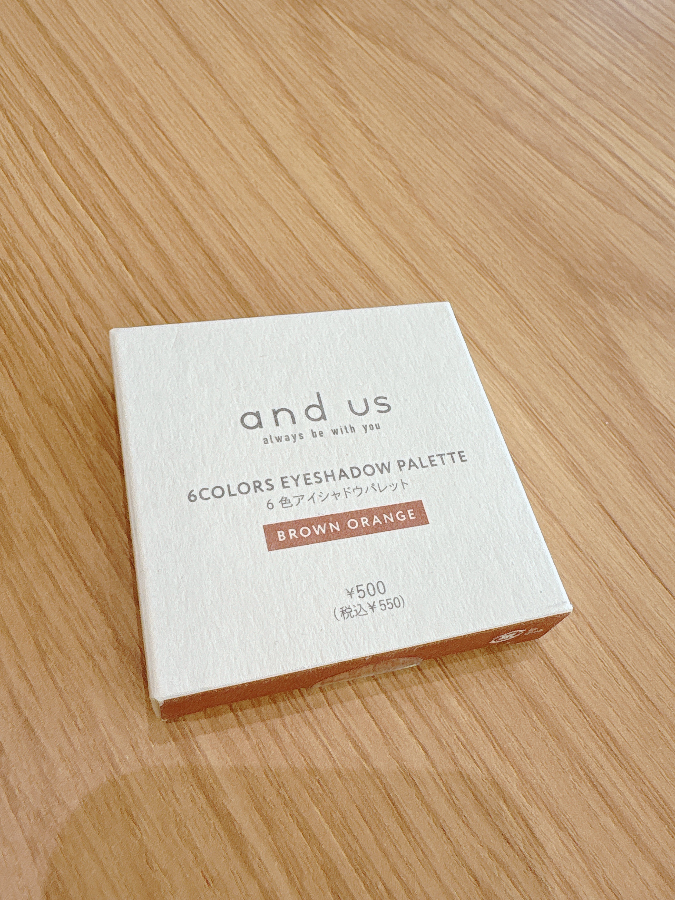 6色アイシャドウパレット/and us/アイシャドウパレットを使ったクチコミ（2枚目）