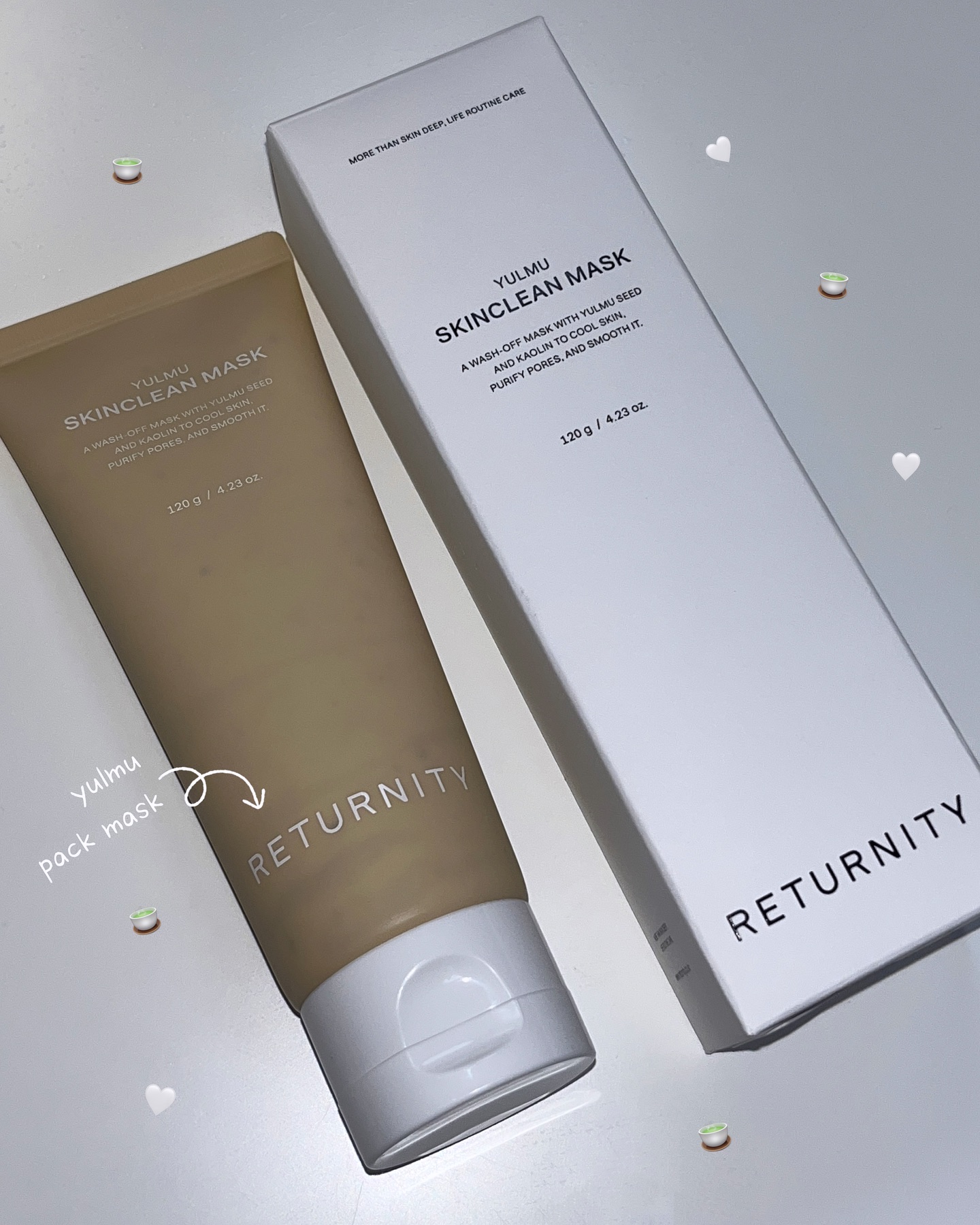 ユルムスキンクリーンパック/RETURNITY/洗い流すパック・マスクを使ったクチコミ（1枚目）