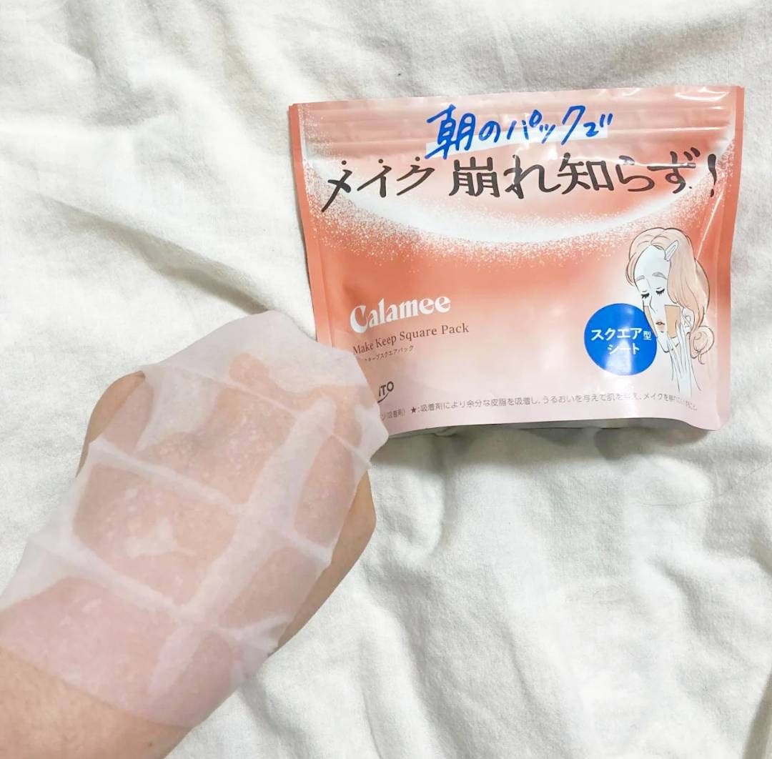 Calamee メイクキープスクエアパック/Calamee/シートマスク・パックを使ったクチコミ(3枚目)