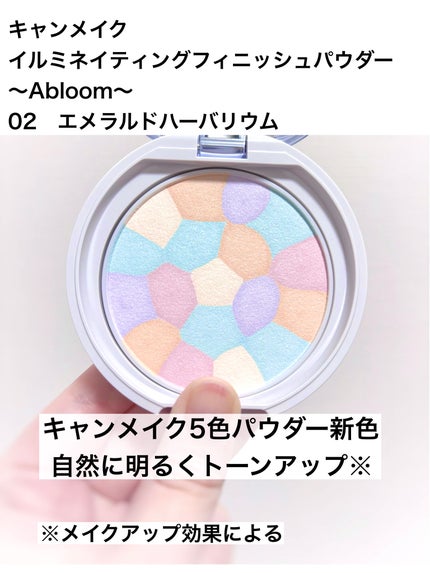 イルミネイティングフィニッシュパウダー ~Abloom~/キャンメイク/プレストパウダーを使ったクチコミ(1枚目)