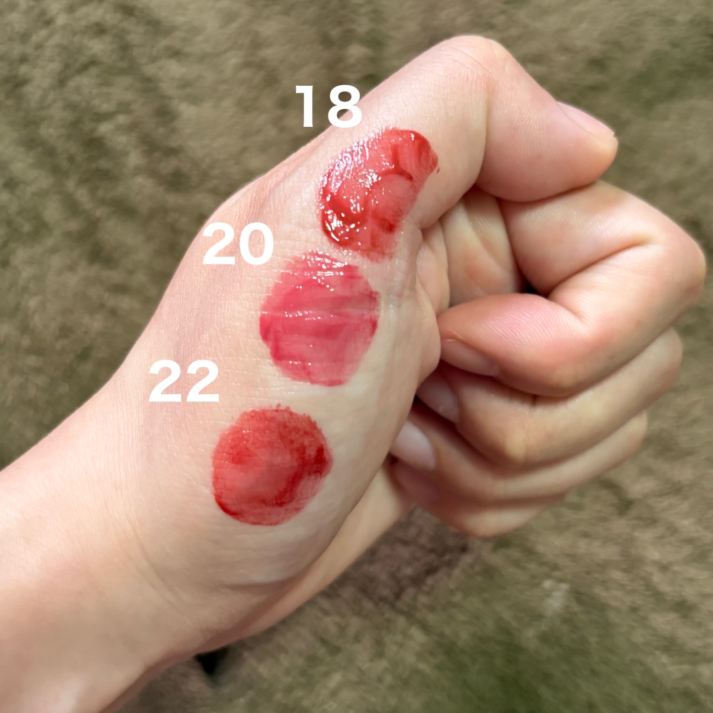 ザ ジューシーラスティングティント/rom&nd/リップティントを使ったクチコミ（2枚目）