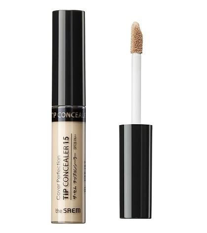 カバーパーフェクション チップコンシーラー 0.5 アイスベージュ/the SAEM/リキッドコンシーラーを使ったクチコミ（1枚目）