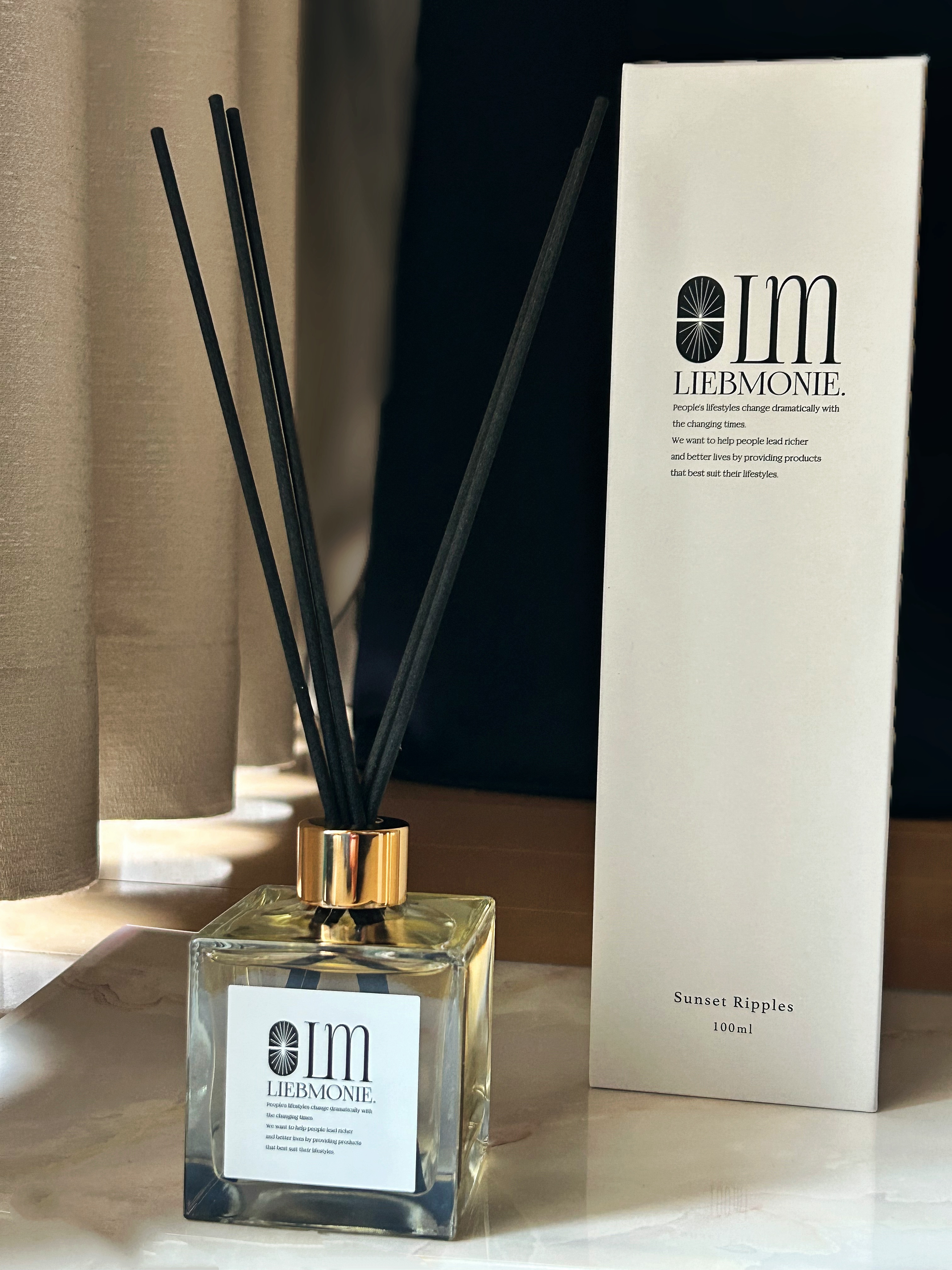 Sunset Ripples ルームディフューザー/LIEBMONIE/ルームフレグランスを使ったクチコミ（2枚目）