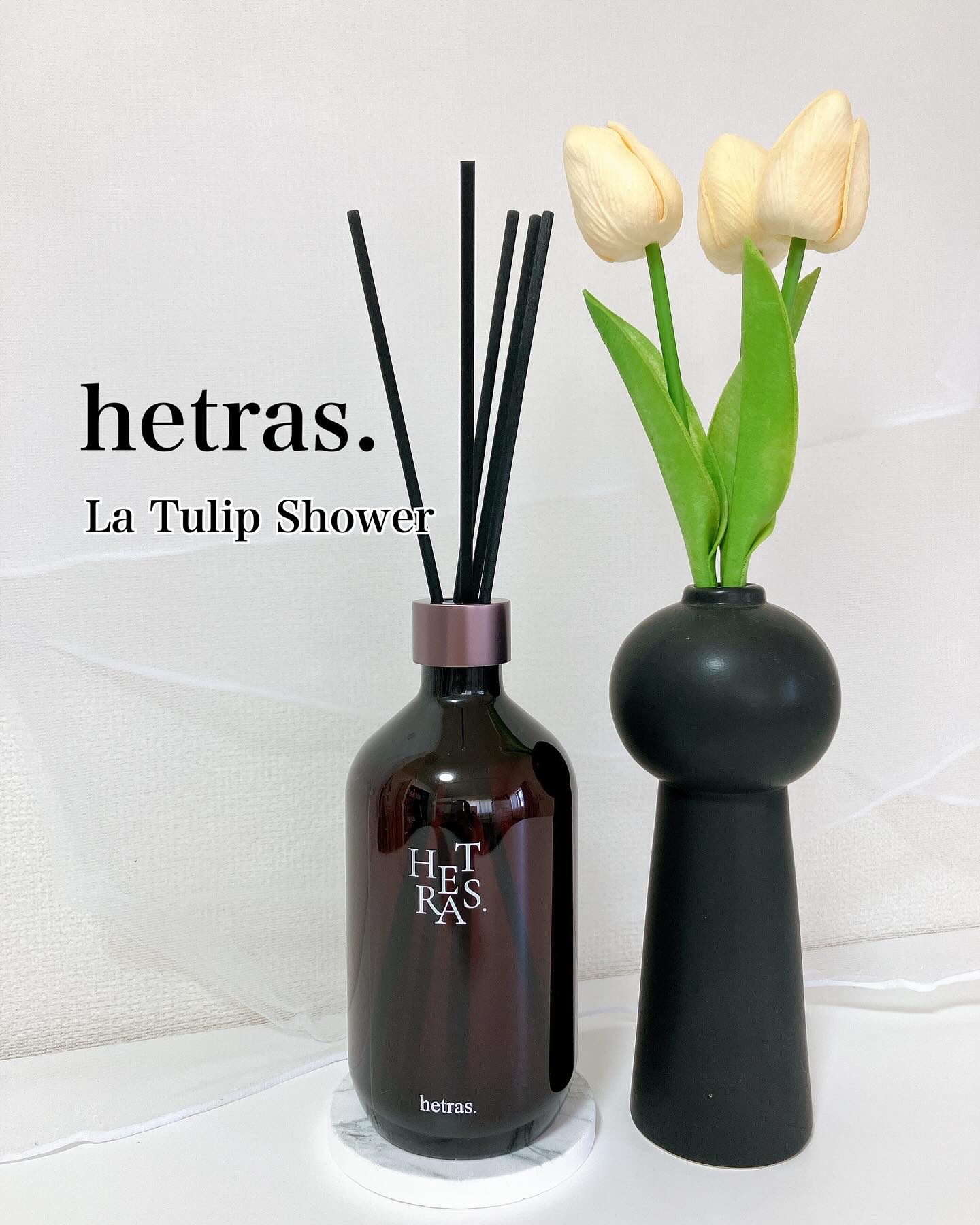 プレミアムディフューザー/hetras/ルームフレグランスを使ったクチコミ（1枚目）