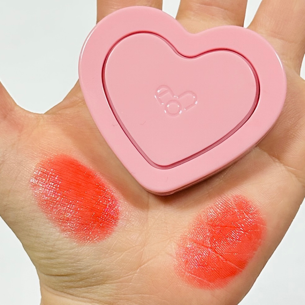 GLOWY CREAM BLUSH 08 Sunny Cheeks/AOU/ジェル・クリームチークを使ったクチコミ（2枚目）