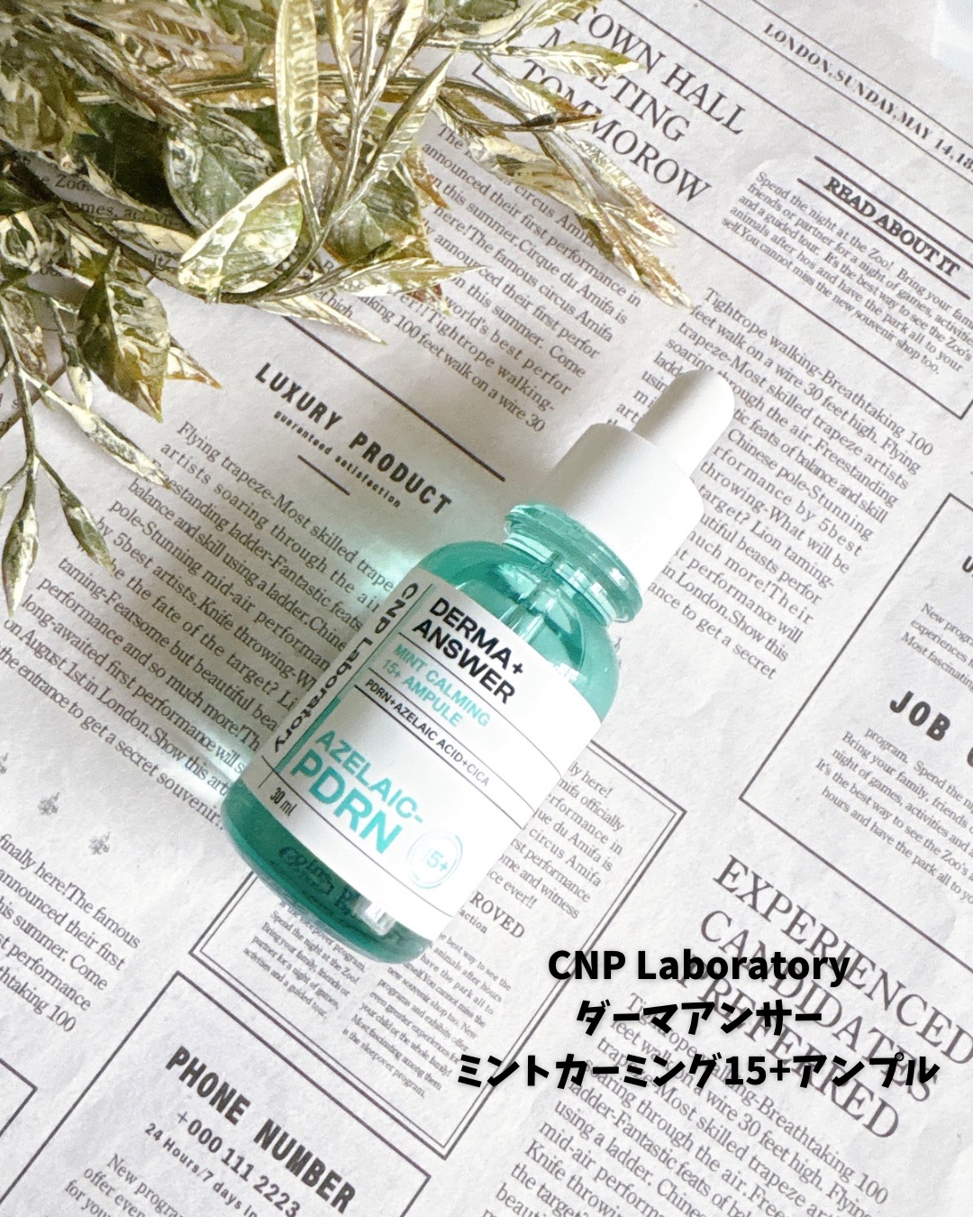 ダーマアンサーアゼライン酸ミントアンプル/CNP Laboratory/美容液を使ったクチコミ（2枚目）