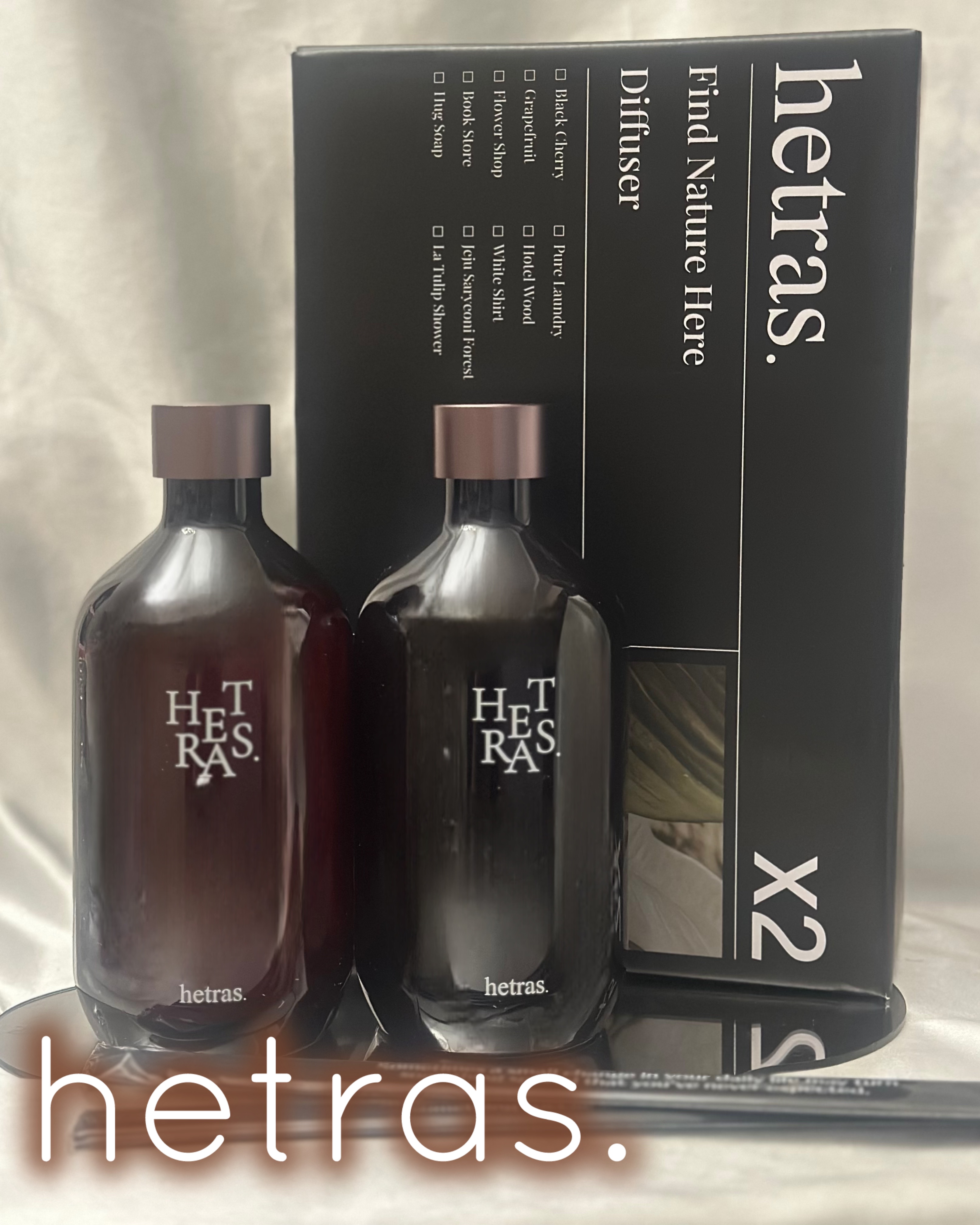 プレミアムディフューザー/hetras/ルームフレグランスを使ったクチコミ（1枚目）