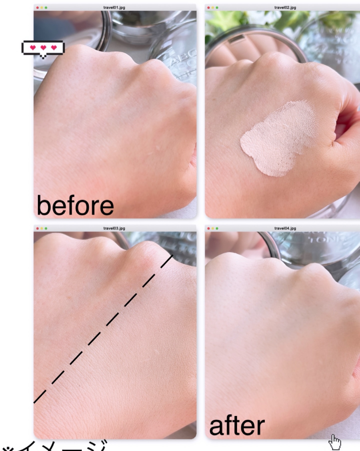 スキンレイヤーフィットクッション/ABOUT TONE/クッションファンデーションを使ったクチコミ（3枚目）