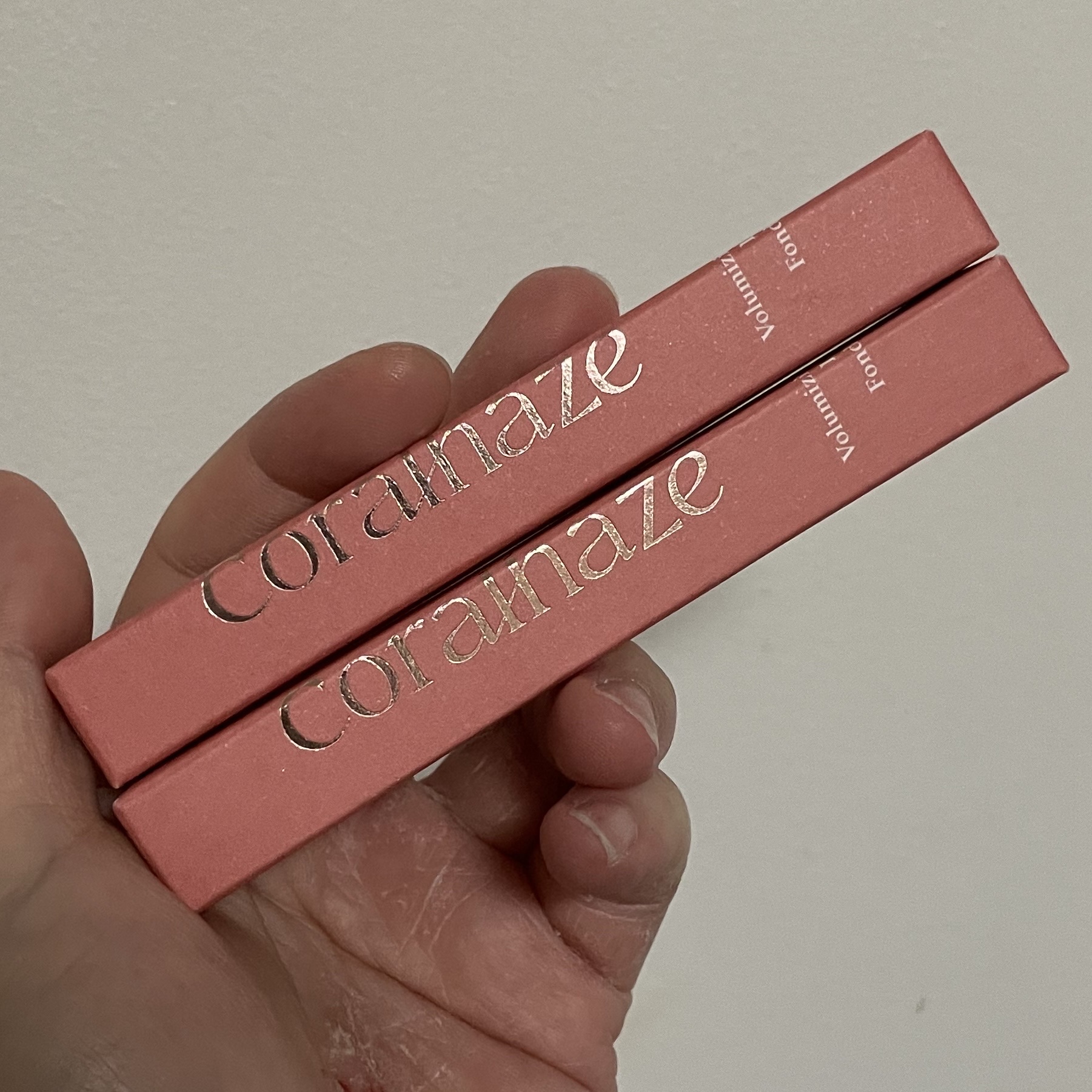 ボリューマイジングフォンデュリップ/Coralhaze/口紅を使ったクチコミ（2枚目）