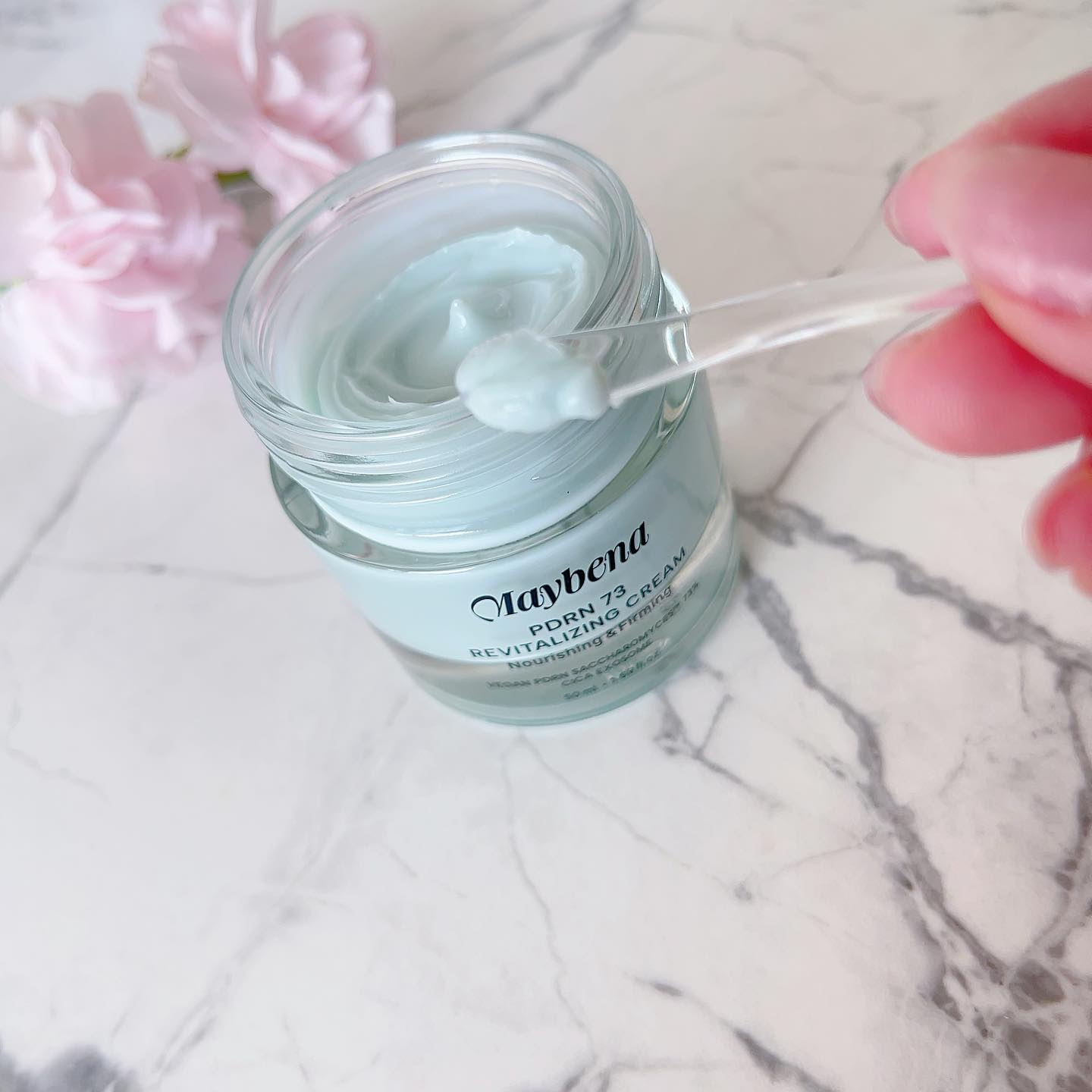 PDRN リバイタライジングクリーム/MAYBENA/フェイスクリームを使ったクチコミ（3枚目）