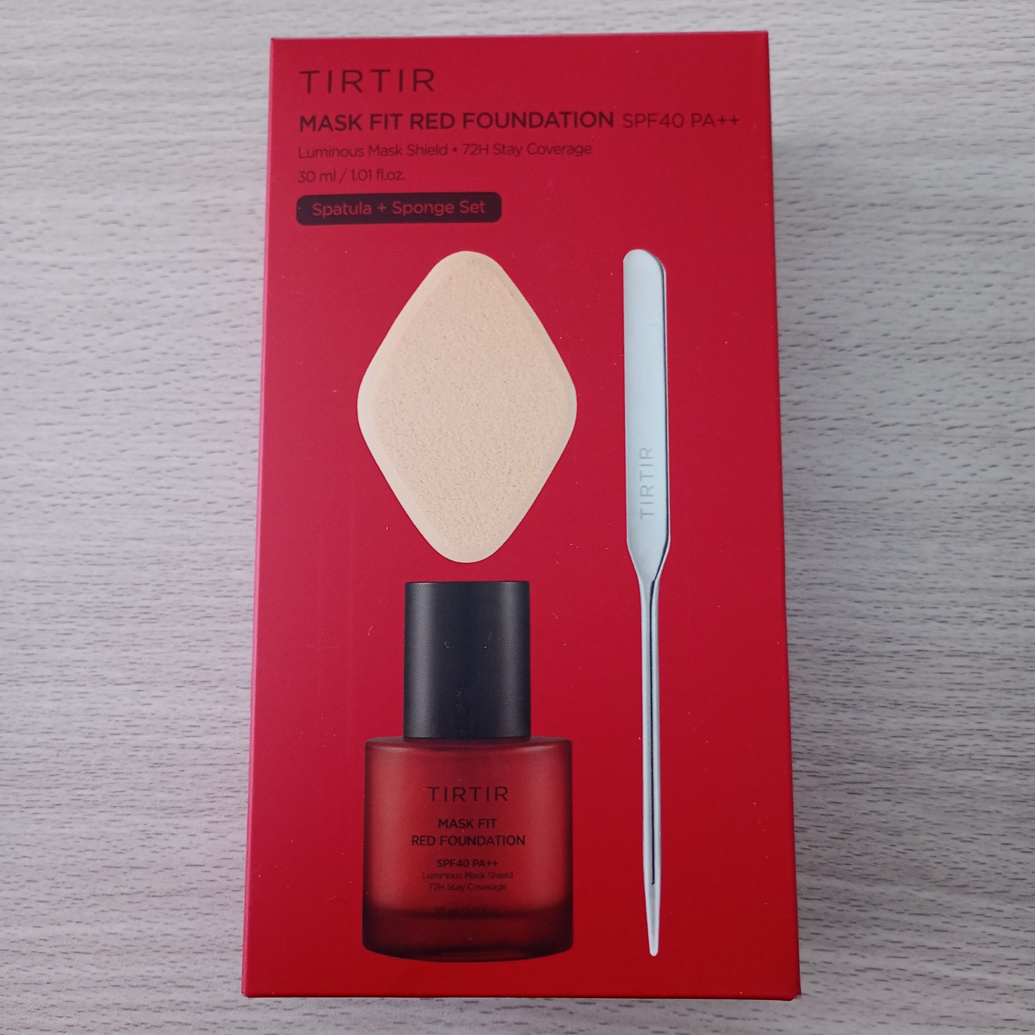 マスクフィットレッドファンデーション 17C ポーセリン(PORCELAIN)/TIRTIR(ティルティル)/リキッドファンデーションを使ったクチコミ（2枚目）