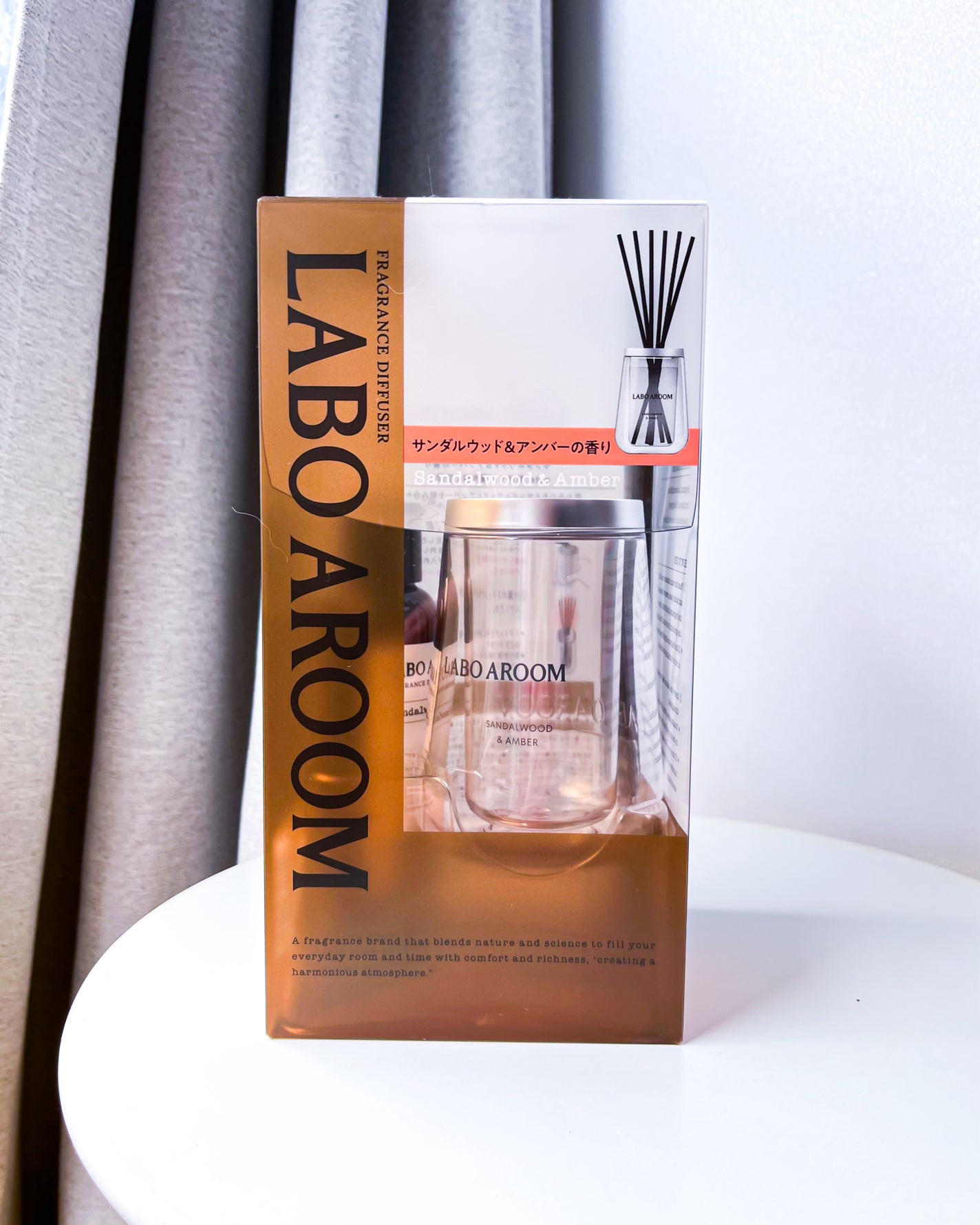 ディフューザー サンダルウッド&アンバー/LABO AROOM/ルームフレグランスを使ったクチコミ(8枚目)