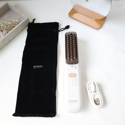 リトグロス コードレスヒートブラシ ホワイト/SOSEKI/ヒートブラシの画像