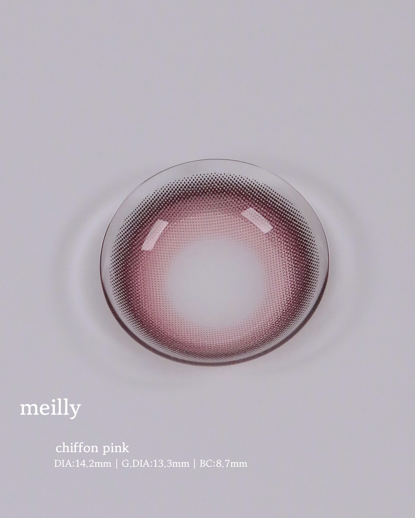 chiffon/meilly/ワンデー（１DAY）カラコンを使ったクチコミ（2枚目）
