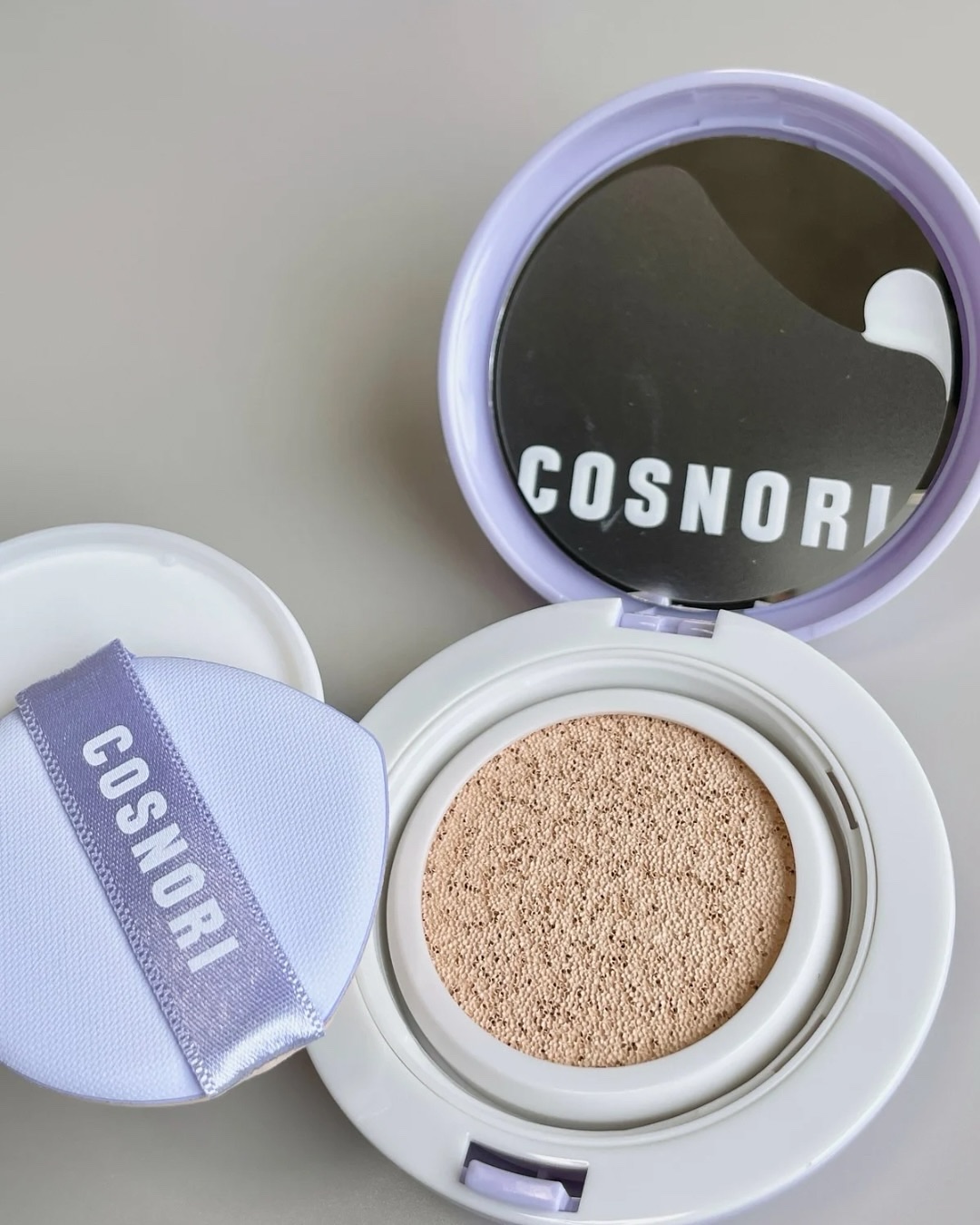 パンテノールバリアクッション/COSNORI/クッションファンデーションを使ったクチコミ（2枚目）