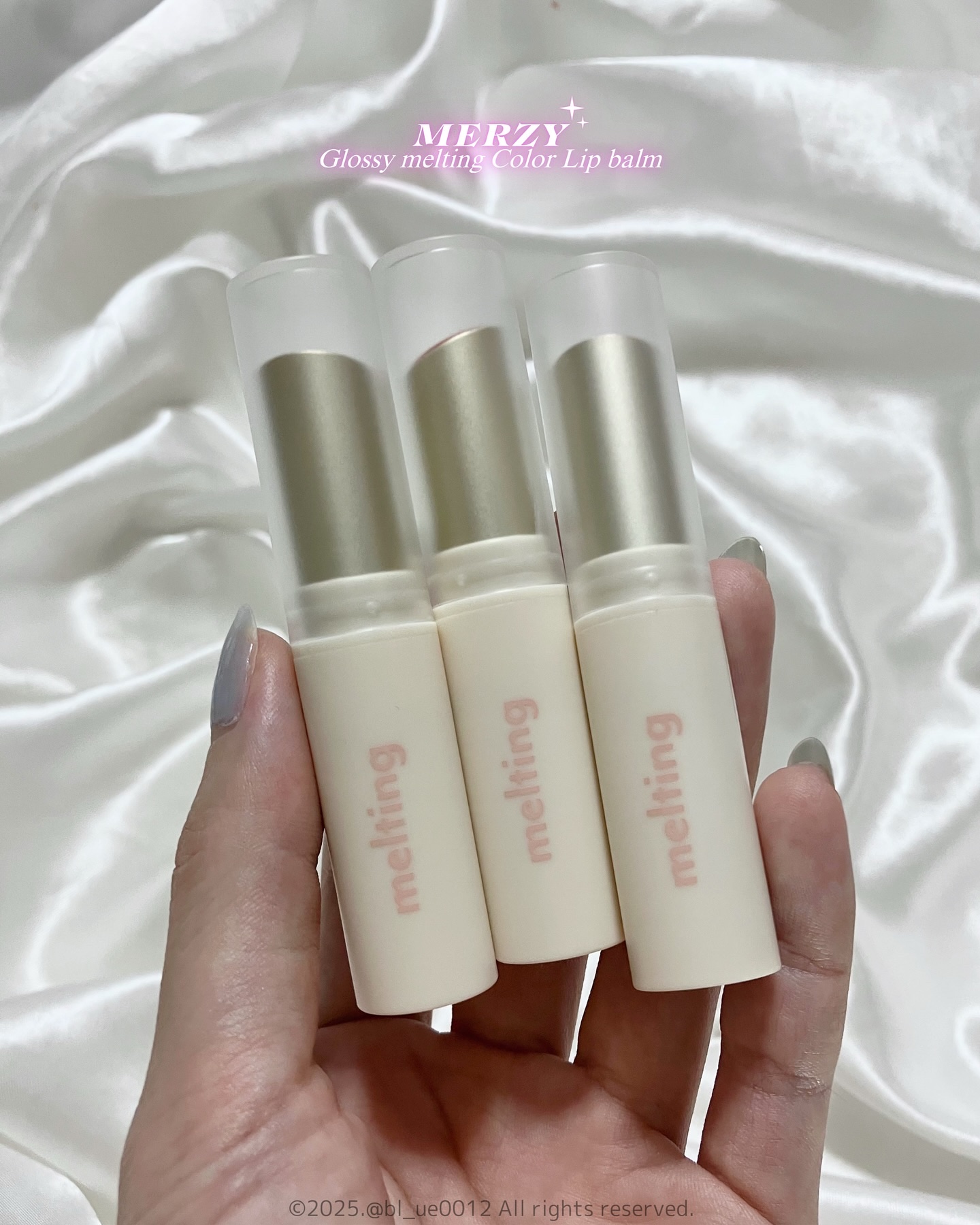 グロッシーメルティングカラーリップバーム/MERZY/リップクリームを使ったクチコミ（2枚目）