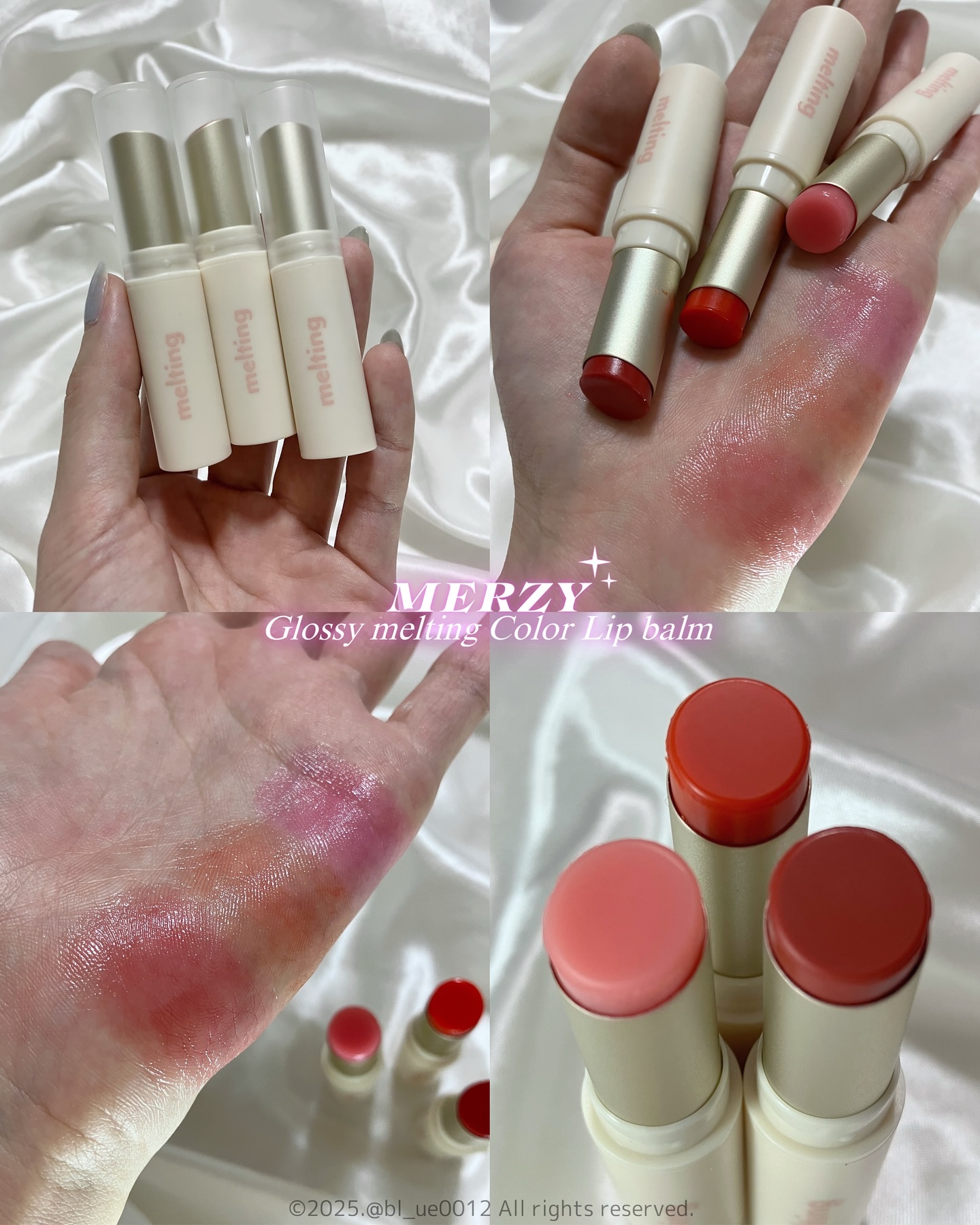グロッシーメルティングカラーリップバーム/MERZY/リップクリームを使ったクチコミ（1枚目）