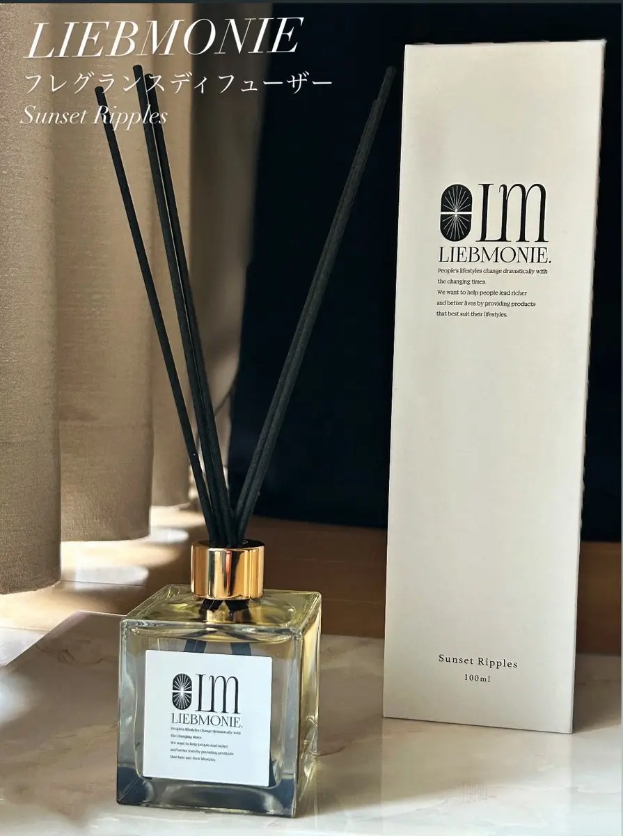 Sunset Ripples ルームディフューザー/LIEBMONIE/ルームフレグランスを使ったクチコミ（1枚目）