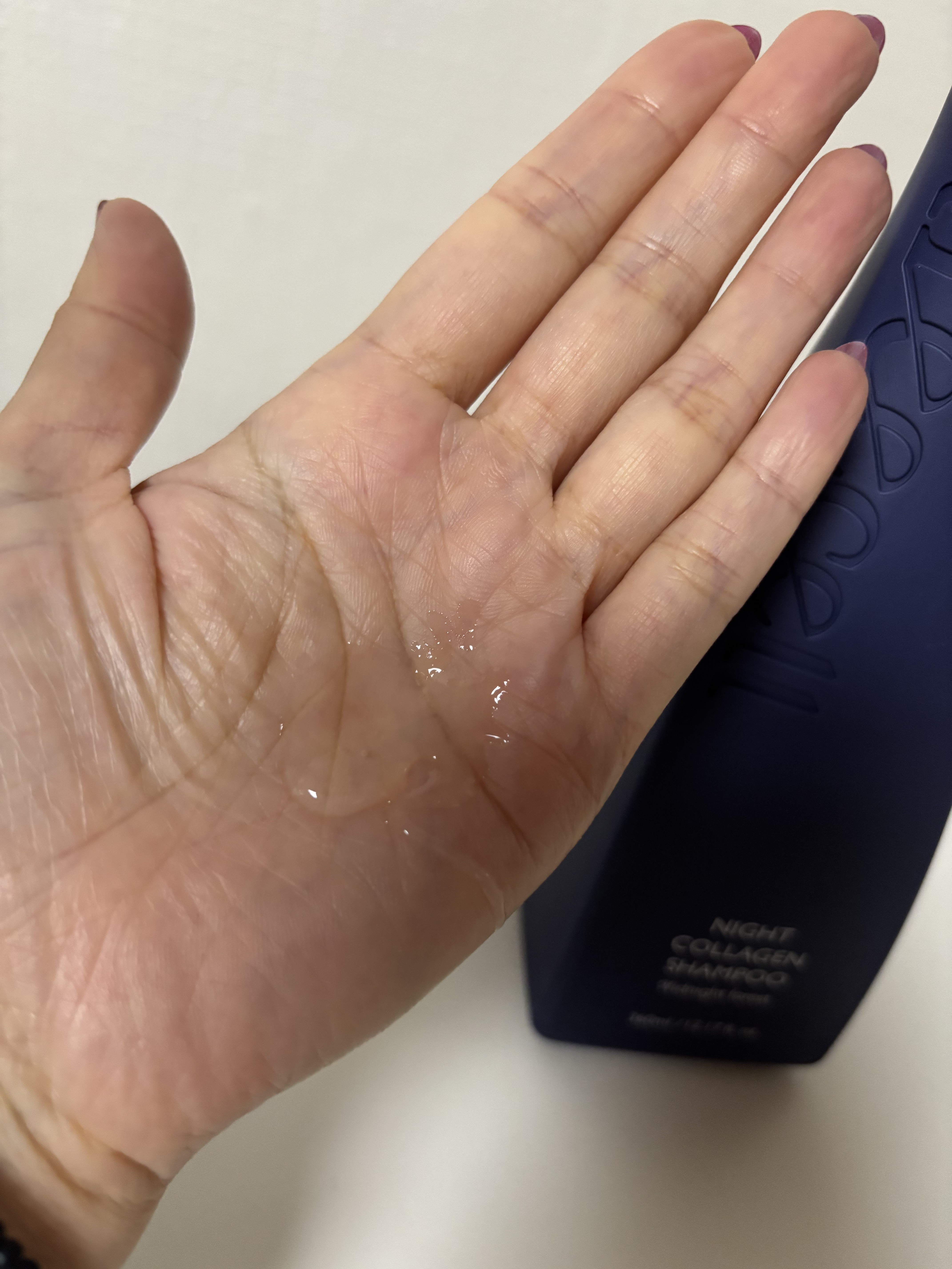 ナイトコラーゲンシャンプーミッドナイトフォレスト/treecell/市販シャンプーを使ったクチコミ（3枚目）