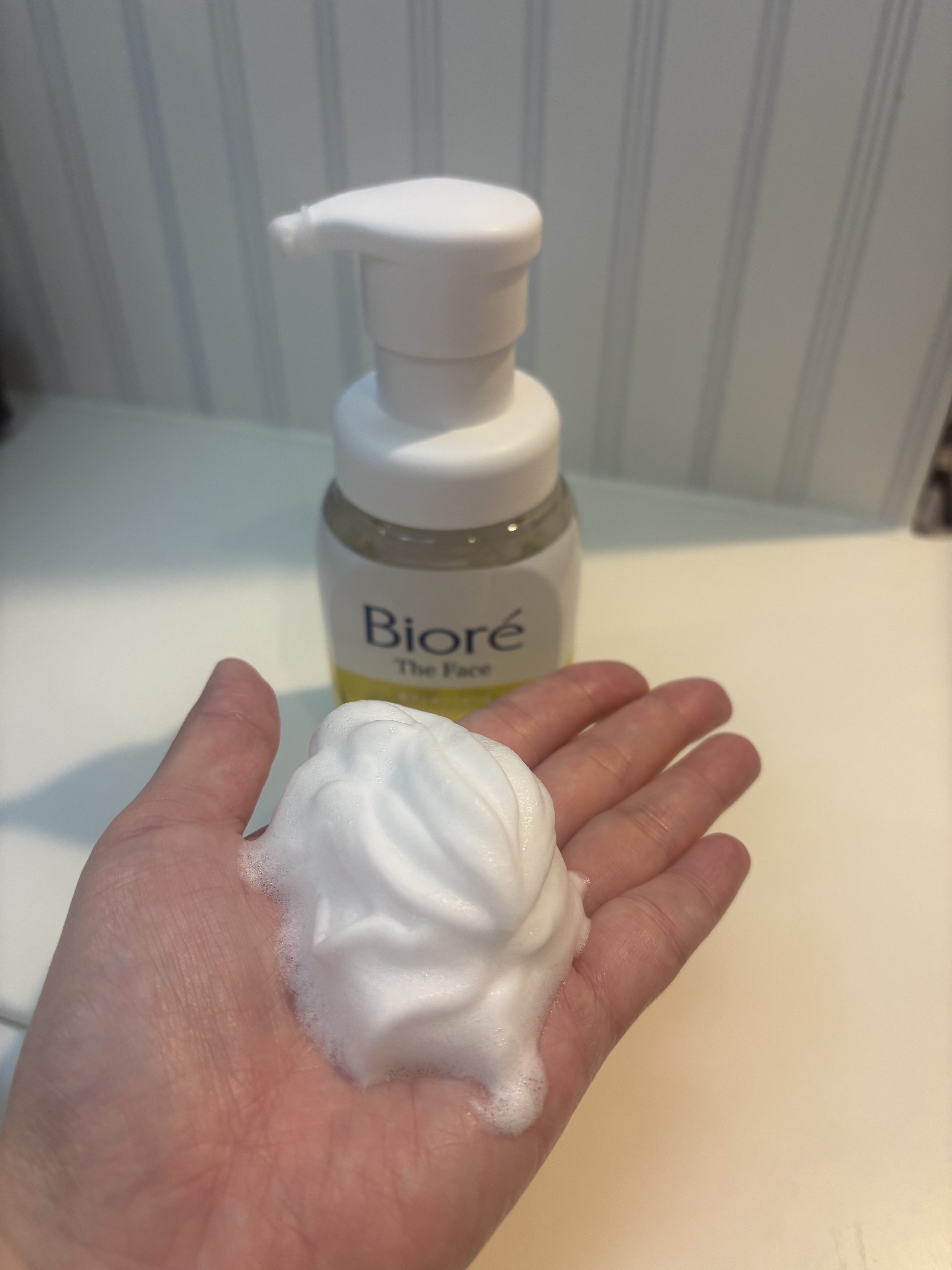 ビオレ ザフェイス 泡洗顔料 スムースクリア/ビオレ/泡洗顔を使ったクチコミ（3枚目）