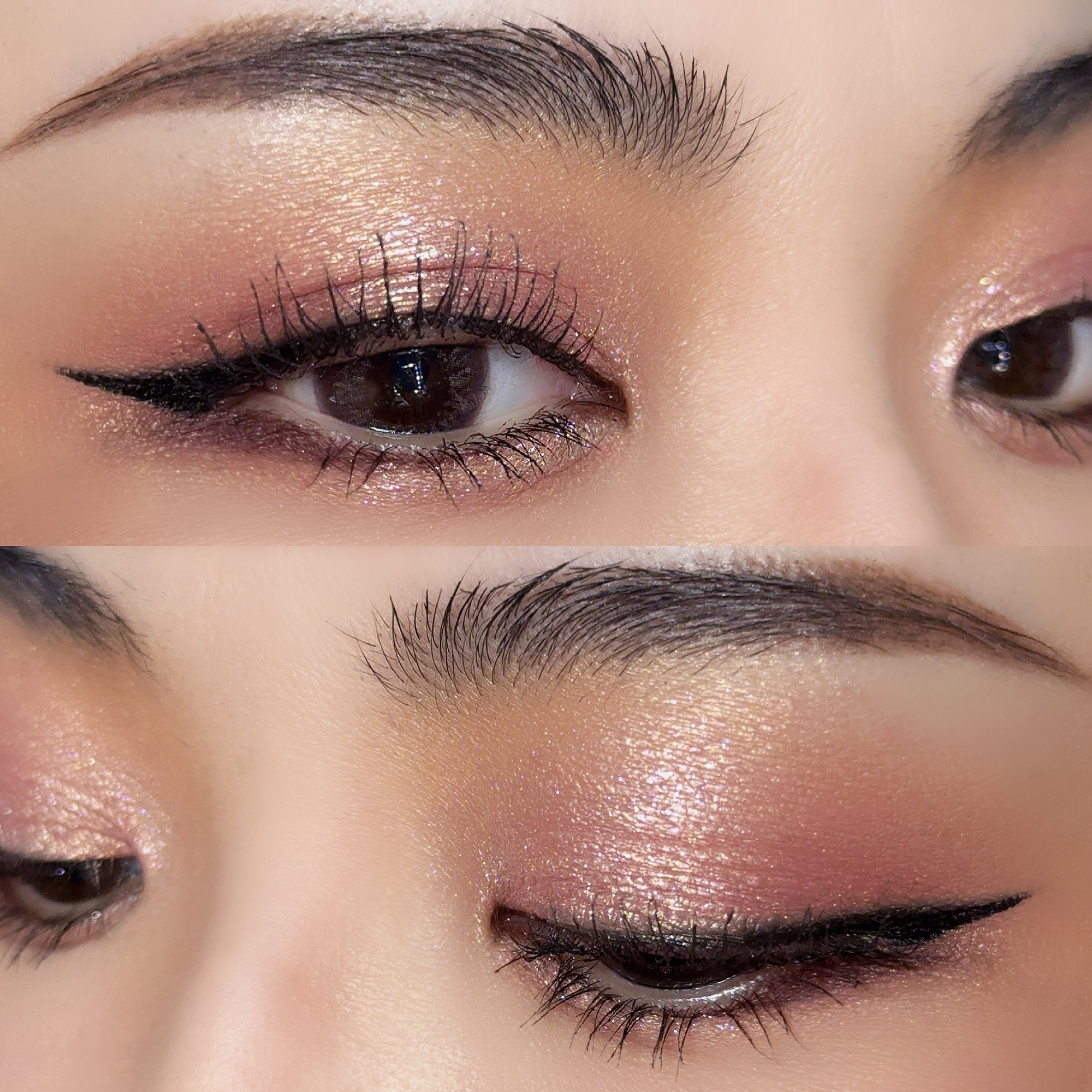 リュクス アイシャドウ クォード グロウ ウィズ ラブ コレクション/BOBBI BROWN/アイシャドウパレットを使ったクチコミ（2枚目）