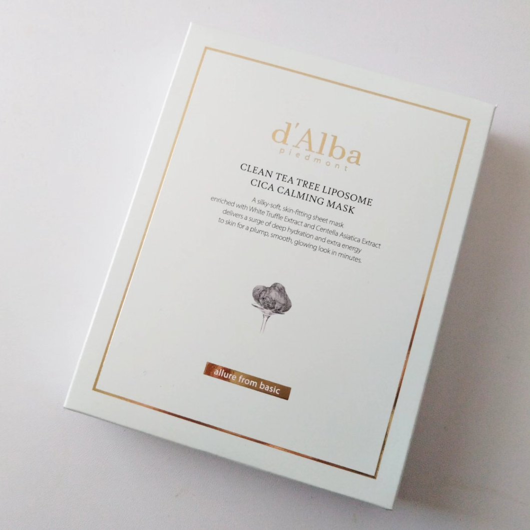 クリーンティーツリーリポソーム シカカーミングマスク/ダルバ/シートマスク・パックを使ったクチコミ（2枚目）