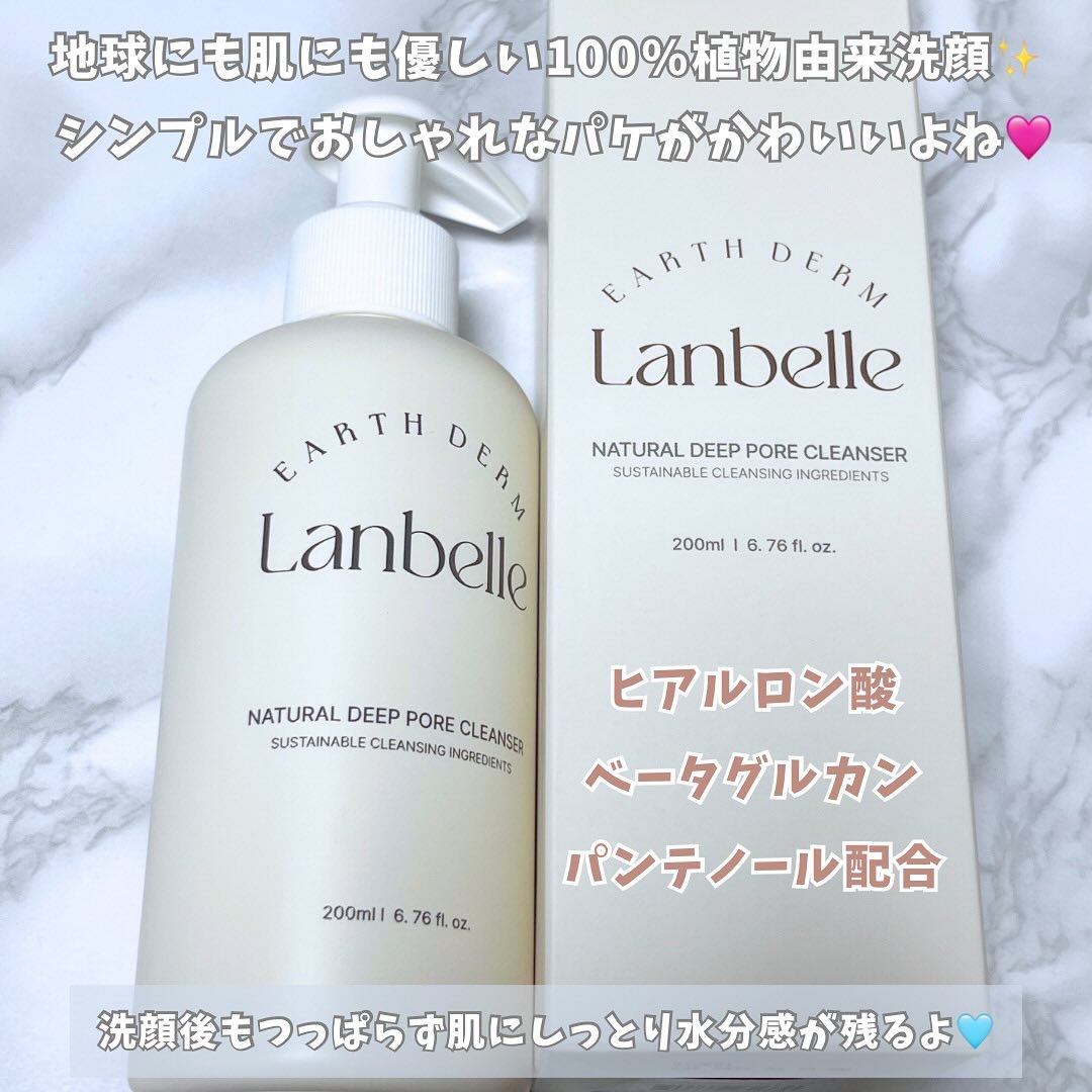 ナチュラルディープポアクレンザー/LANBELLE/その他洗顔料を使ったクチコミ（2枚目）