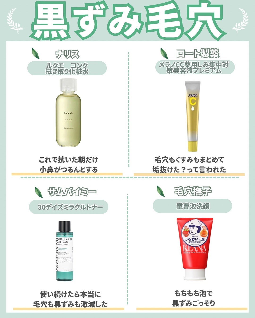 はく|韓流美容男子🧴フォロバ100 on LIPS 「\毛穴悩みから解放!毛穴タイプ別まとめ/どれだけ高いスキンケア..」(3枚目)