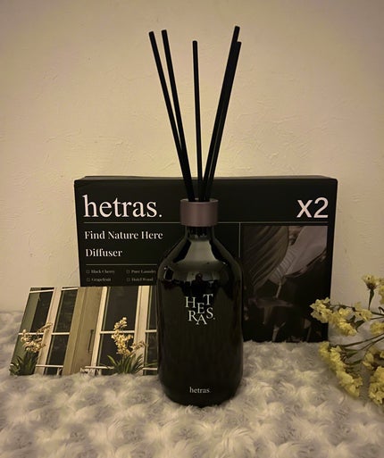 プレミアムディフューザー/hetras/ルームフレグランスを使ったクチコミ(1枚目)