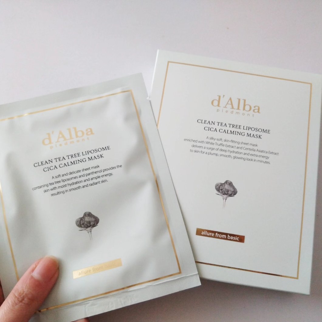 クリーンティーツリーリポソーム シカカーミングマスク/ダルバ/シートマスク・パックを使ったクチコミ（3枚目）