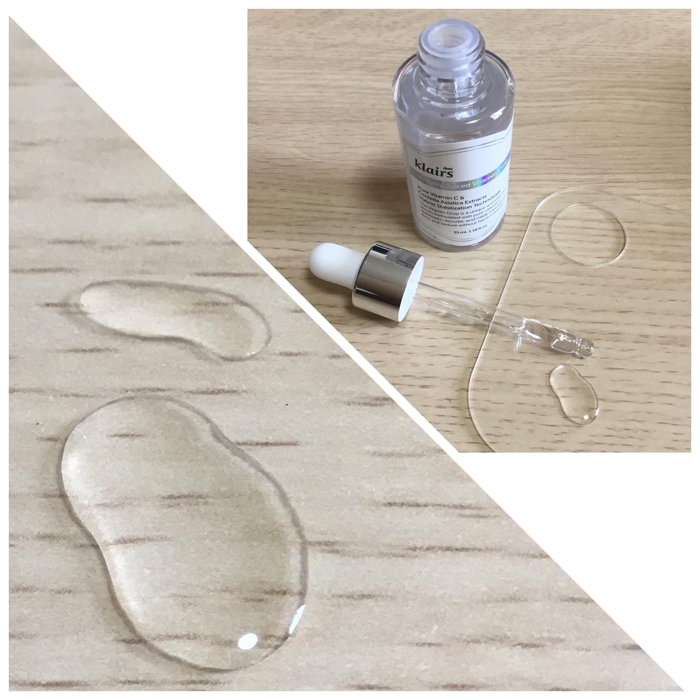 フレッシュリージュースドビタミンドロップ(35ml)/Klairs/美容液を使ったクチコミ（3枚目）