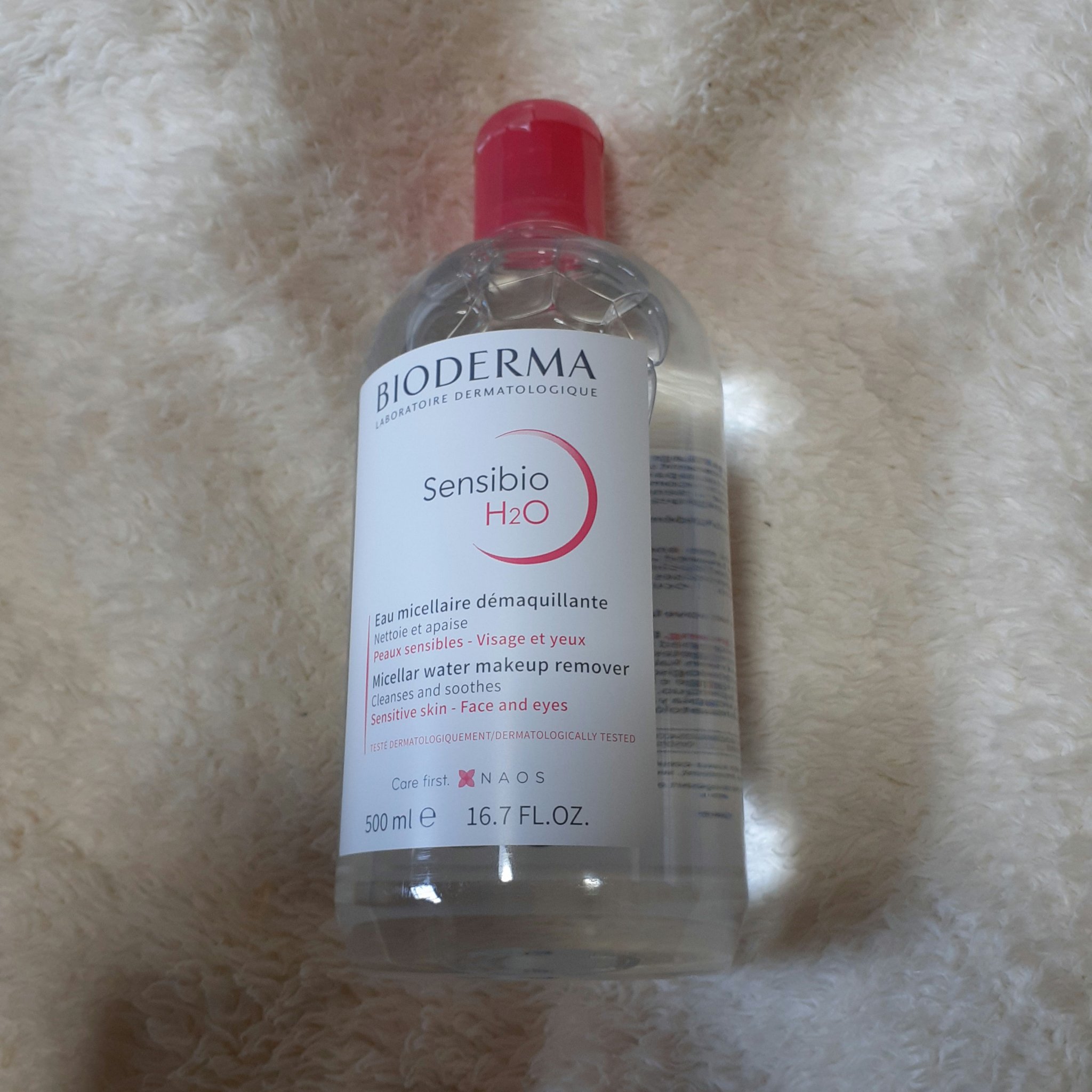 サンシビオ エイチツーオー D 500ml/ビオデルマ/クレンジングウォーターを使ったクチコミ（1枚目）