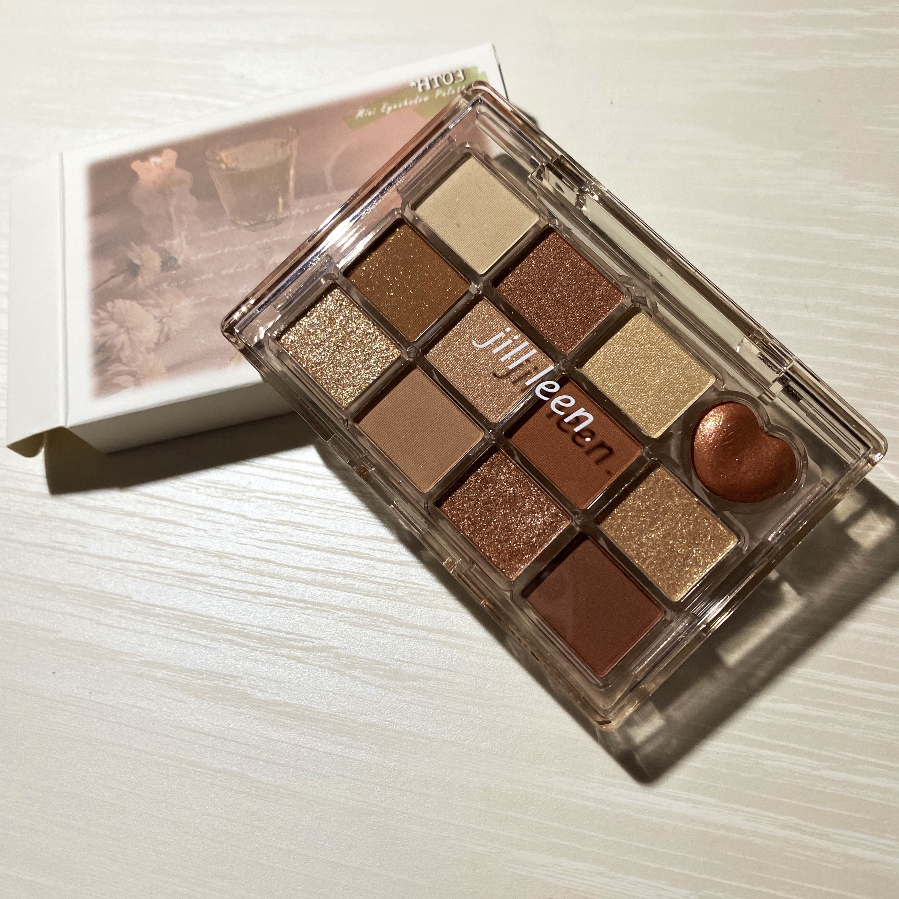 シャイニング12色ミニアイシャドウパレット/jill leen./アイシャドウパレットを使ったクチコミ（2枚目）
