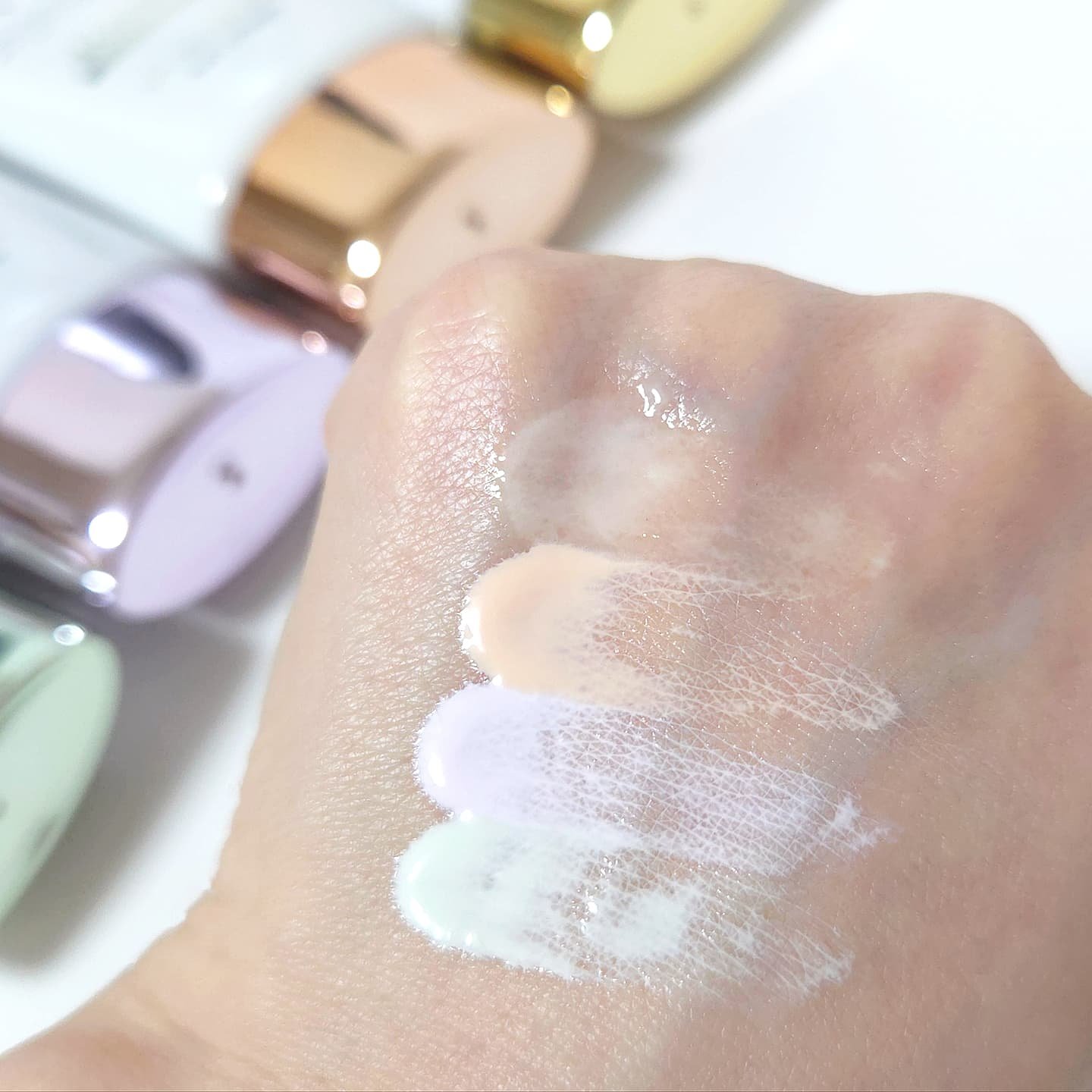 クリーンティーツリーリポソームトーンアップサンクリーム（グリーン）/ダルバ/日焼け止めクリームを使ったクチコミ（3枚目）