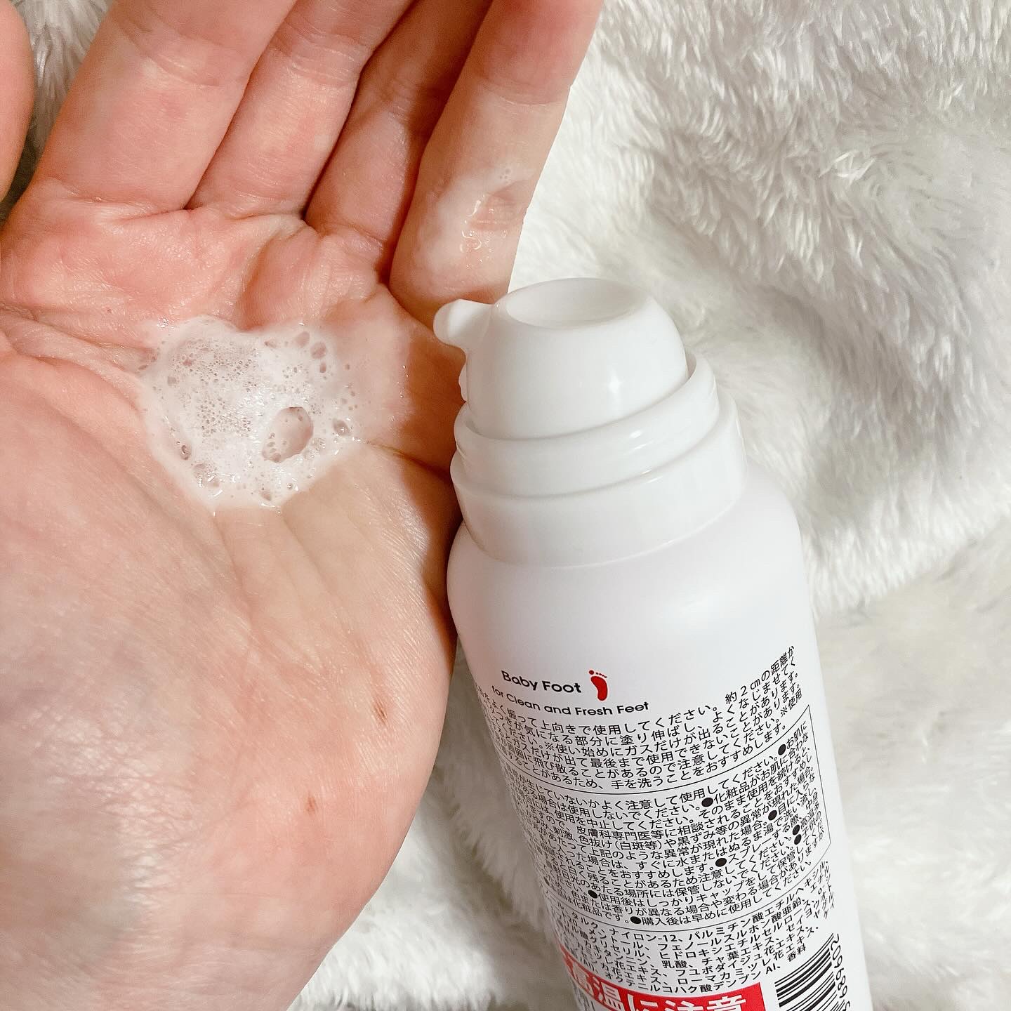 ベビーフット 炭酸泡フットドライシャンプー/ベビーフット/レッグ・フットケアを使ったクチコミ（2枚目）